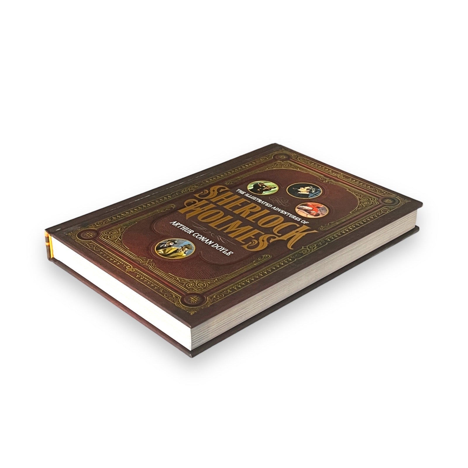 The Illustrated Adventures of Sherlock Holmes by Arthur Conan Doyle - Collectible Hardcover