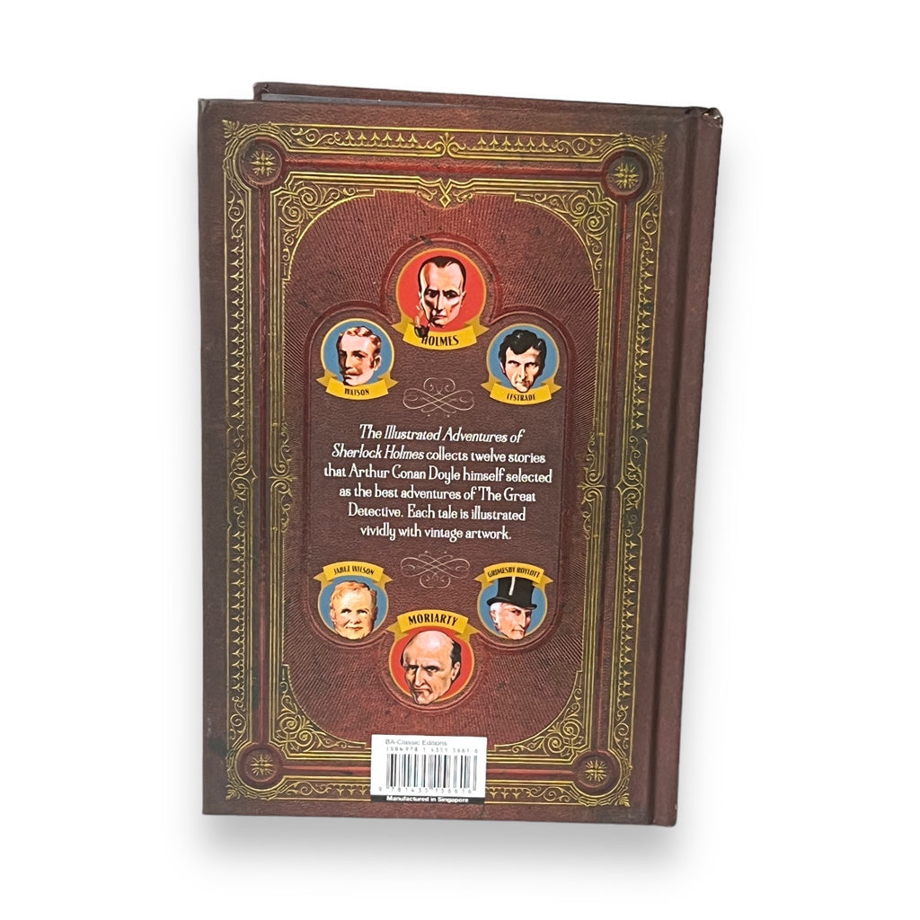 The Illustrated Adventures of Sherlock Holmes by Arthur Conan Doyle - Collectible Hardcover