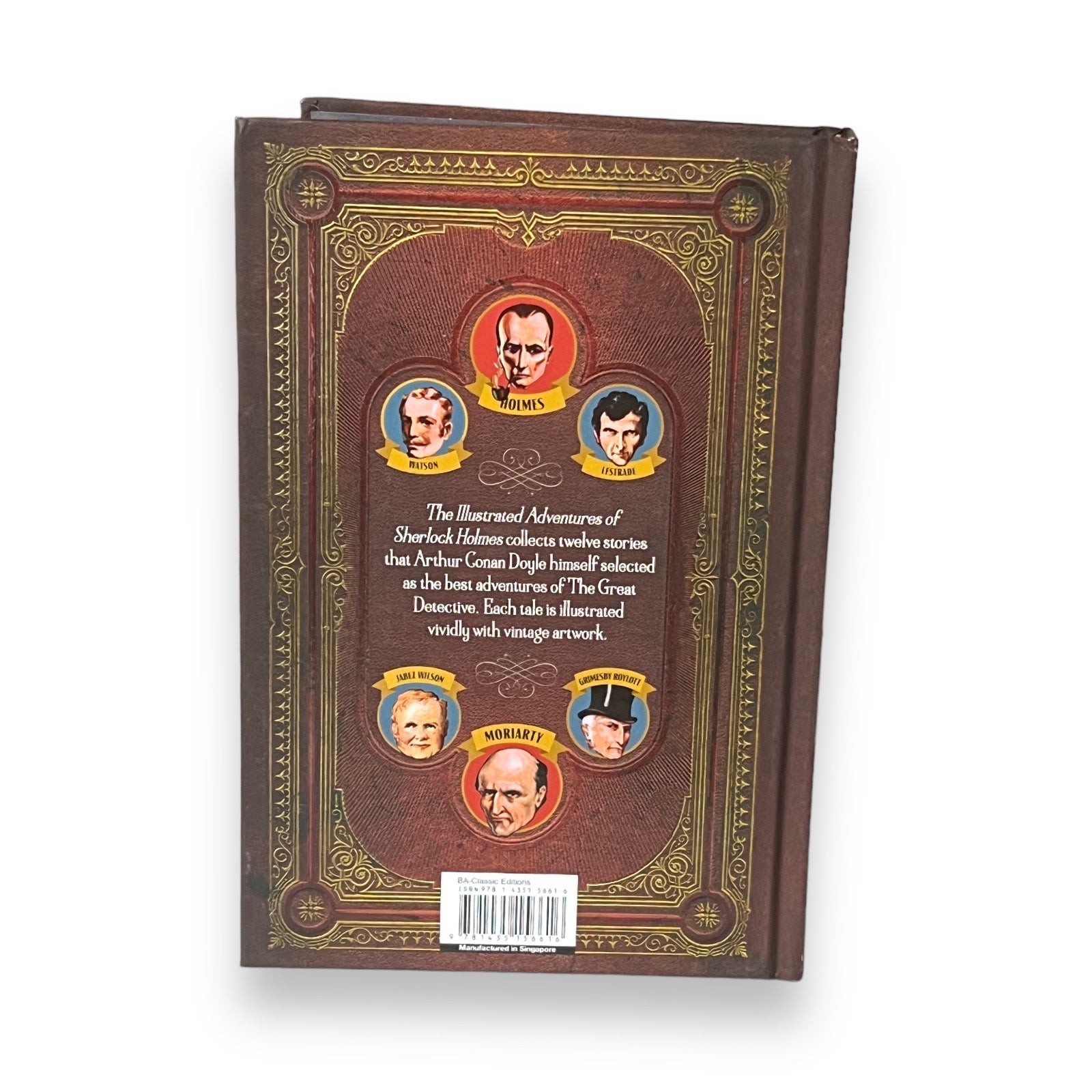 The Illustrated Adventures of Sherlock Holmes by Arthur Conan Doyle - Collectible Hardcover