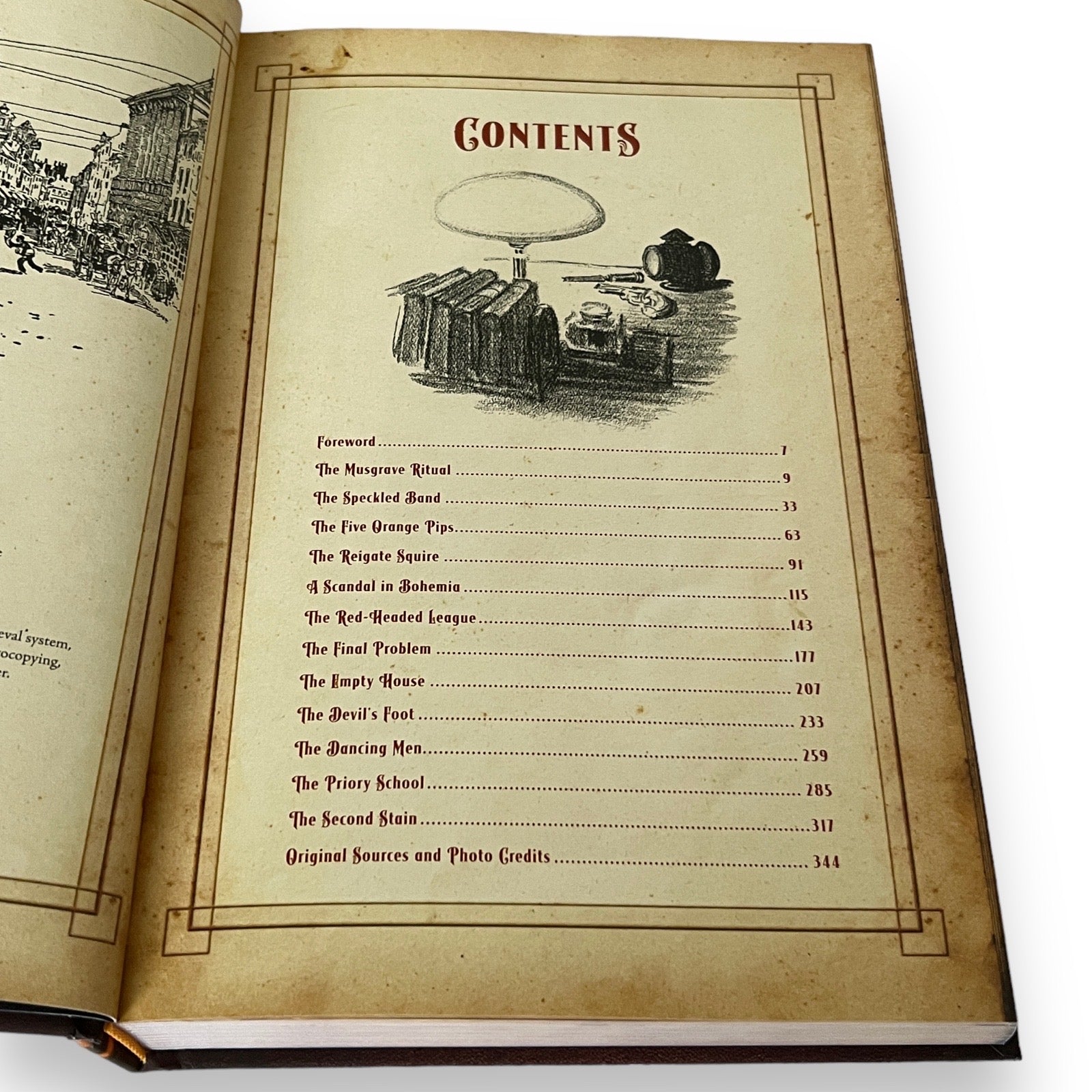 The Illustrated Adventures of Sherlock Holmes by Arthur Conan Doyle - Collectible Hardcover