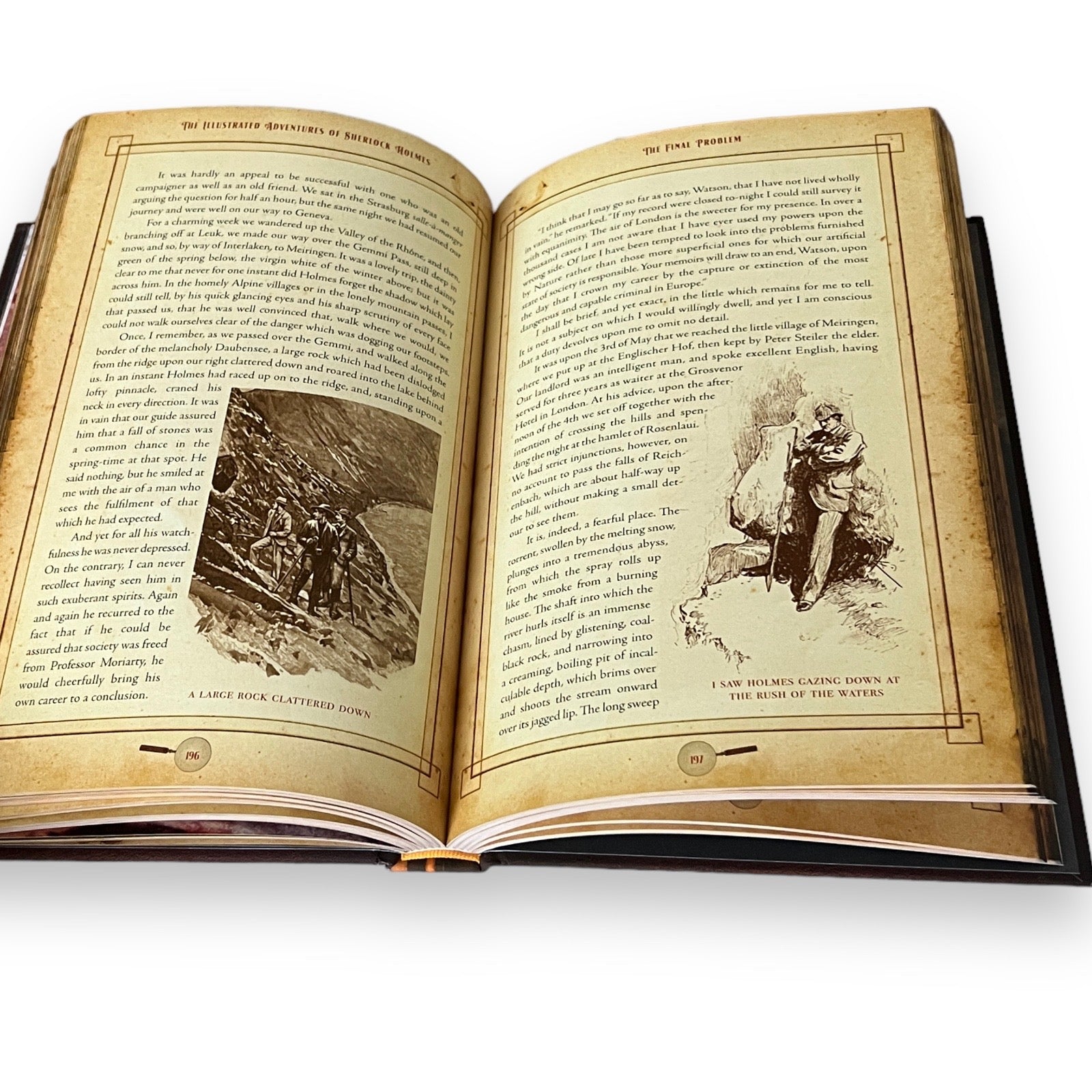 The Illustrated Adventures of Sherlock Holmes by Arthur Conan Doyle - Collectible Hardcover
