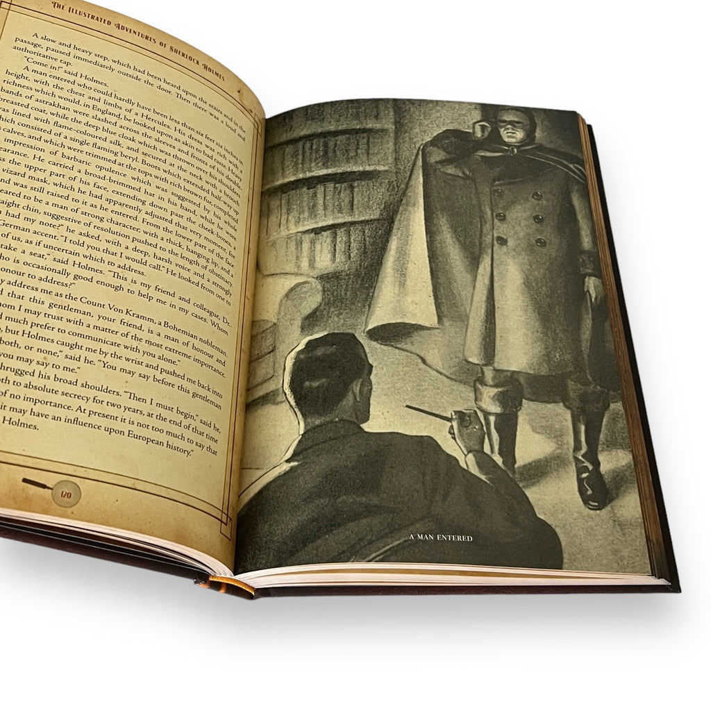 The Illustrated Adventures of Sherlock Holmes by Arthur Conan Doyle - Collectible Hardcover