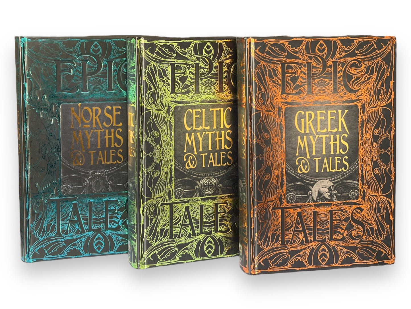 3 Books CELTIC, GREEK, NORSE Myths & Tales Anthology Fantasy - Collectible Deluxe Special Gift Edition - Hardcover - Best Seller Classics