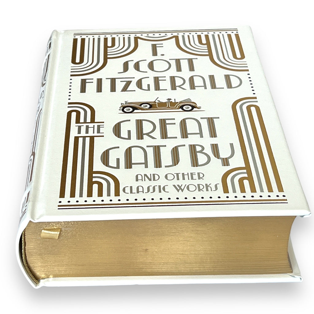 The Great Gatsby and Other Classic Works Scott Fitzgerald - Collectible Leather Bound Hardcover