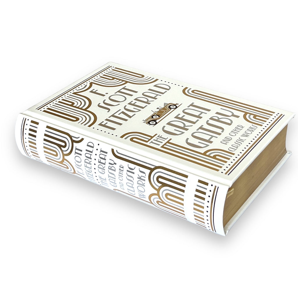 The Great Gatsby and Other Classic Works Scott Fitzgerald - Collectible Leather Bound Hardcover
