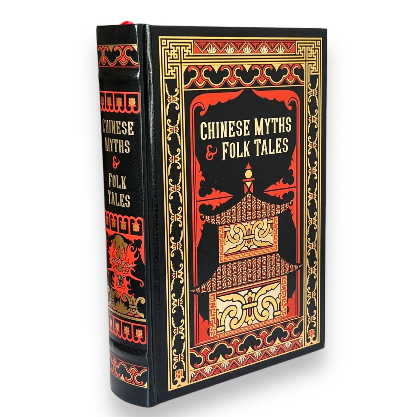 CHINESE MYTHS And FOLK Tales - Collectible Deluxe Special Gift Edition - Leather Bound Hardcover - Best Seller - Classic Book