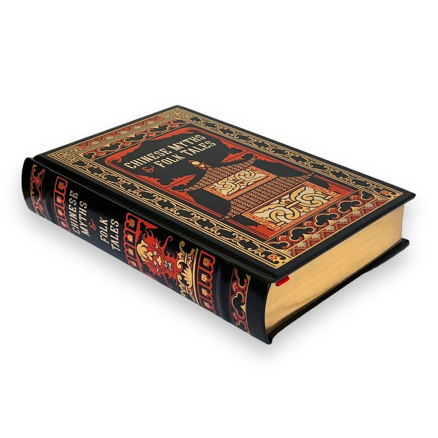 CHINESE MYTHS And FOLK Tales - Collectible Deluxe Special Gift Edition - Leather Bound Hardcover - Best Seller - Classic Book