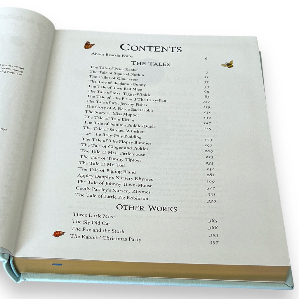 The Complete Peter Rabbit by Beatrix Potter - Collectible Leather Bound Hardcover