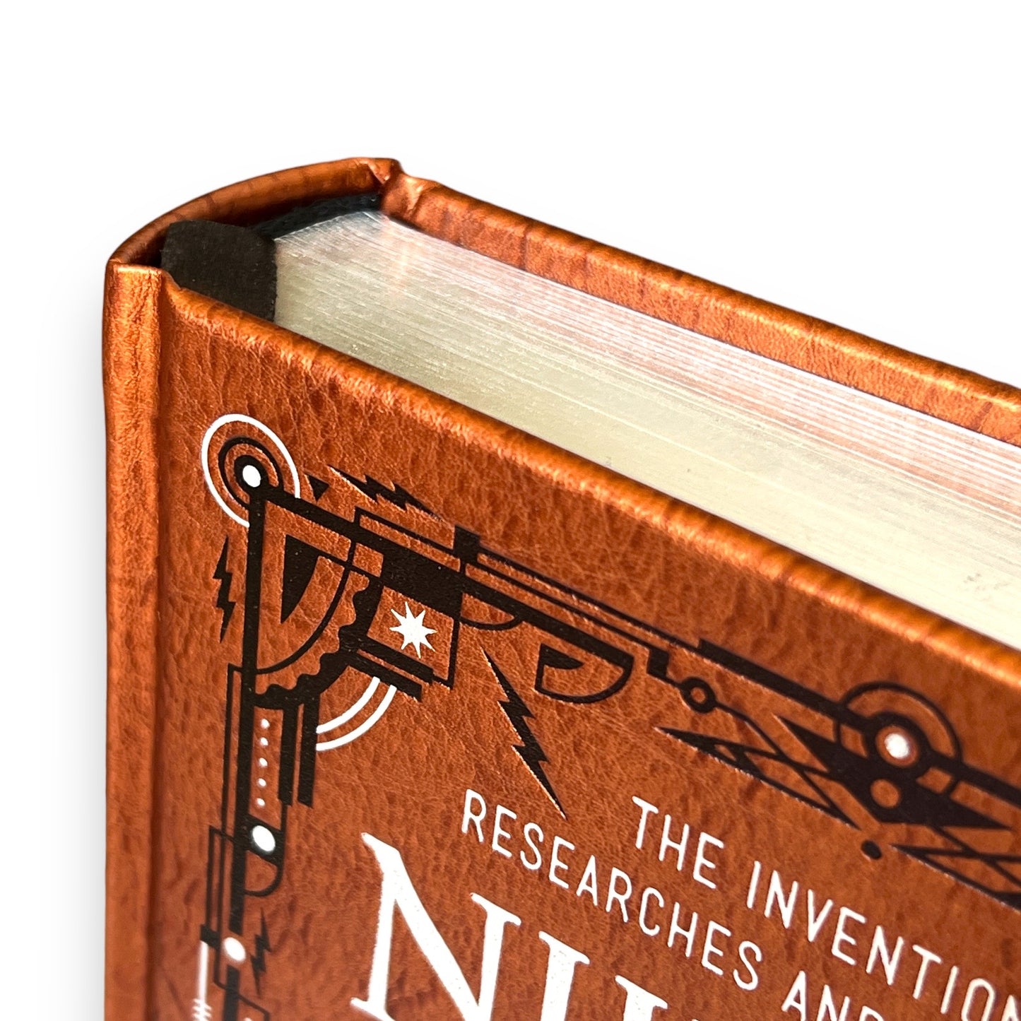 NIKOLA TESLA: Inventions, Researches, Writings - Collectible Deluxe Special Gift Edition - Leather Bound Hardcover - Classic Book