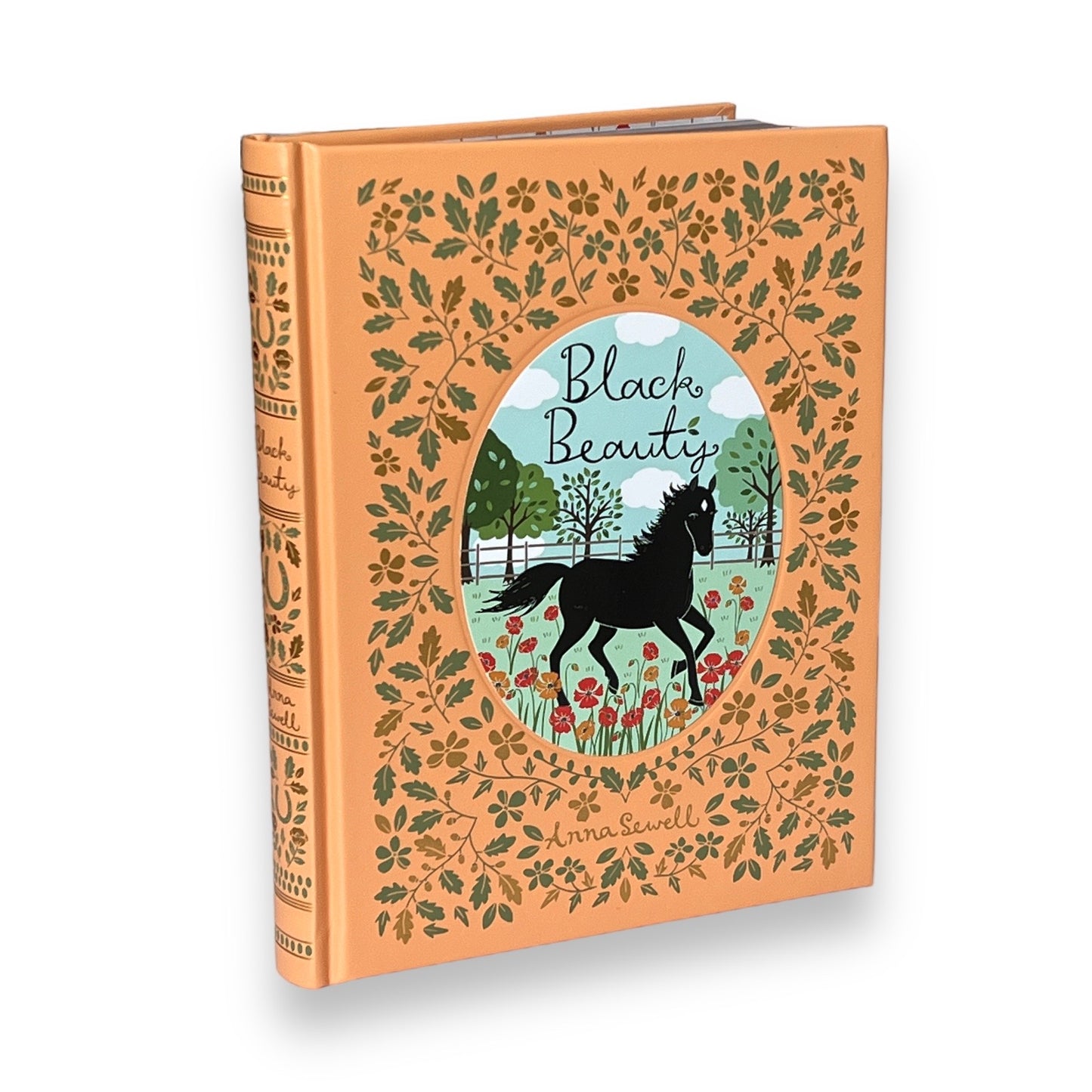 BLACK BEAUTY by Anna Sewell - Collectible Deluxe Special Illustrated Gift Edition - Leather Bound Hardcover - Classic Book