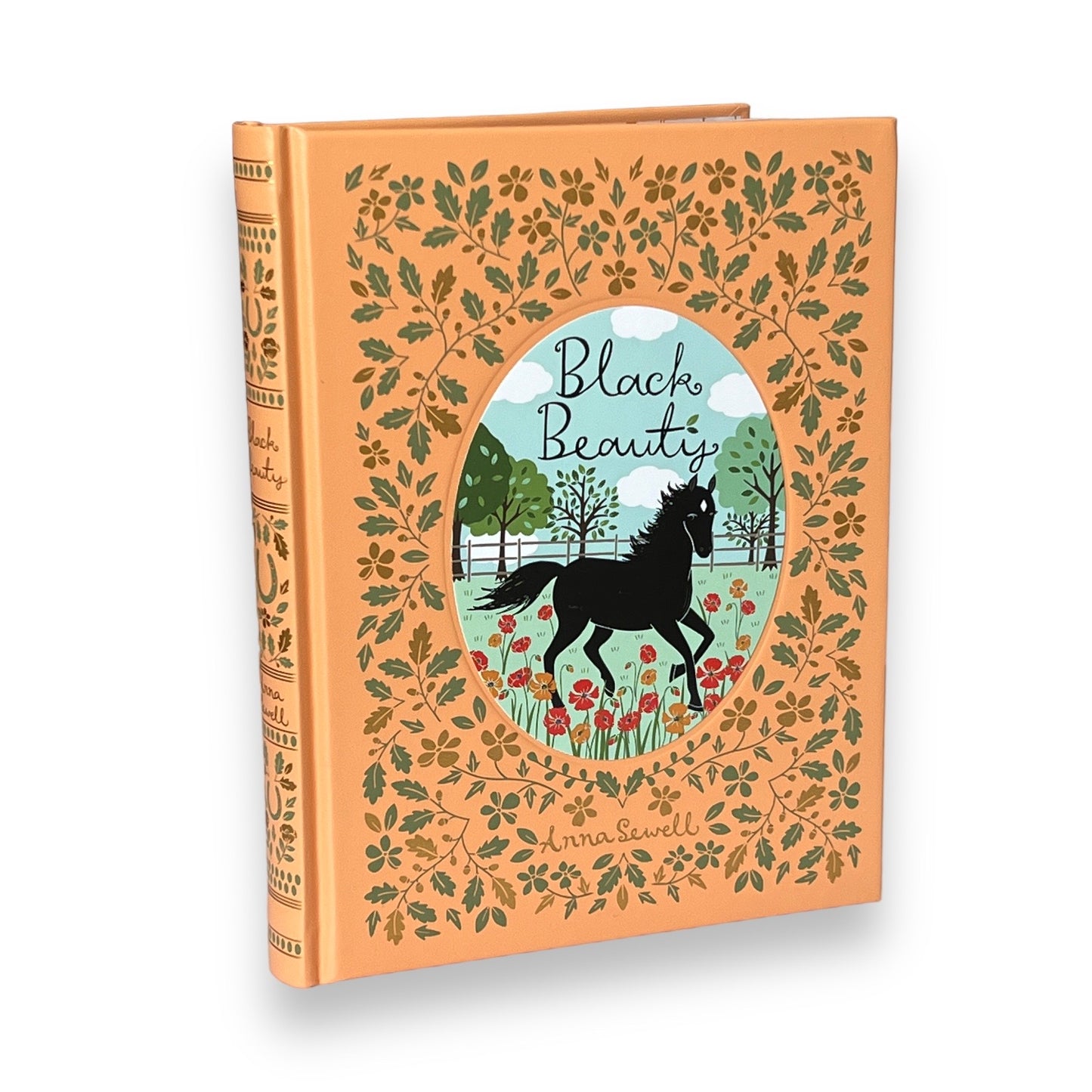 BLACK BEAUTY by Anna Sewell - Collectible Deluxe Special Illustrated Gift Edition - Leather Bound Hardcover - Classic Book