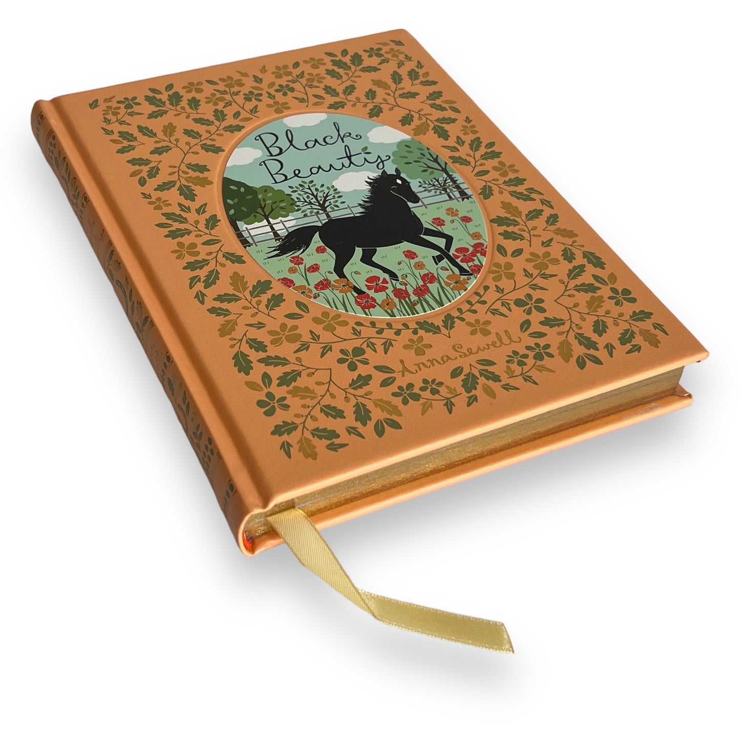 BLACK BEAUTY by Anna Sewell - Collectible Deluxe Special Illustrated Gift Edition - Leather Bound Hardcover - Classic Book