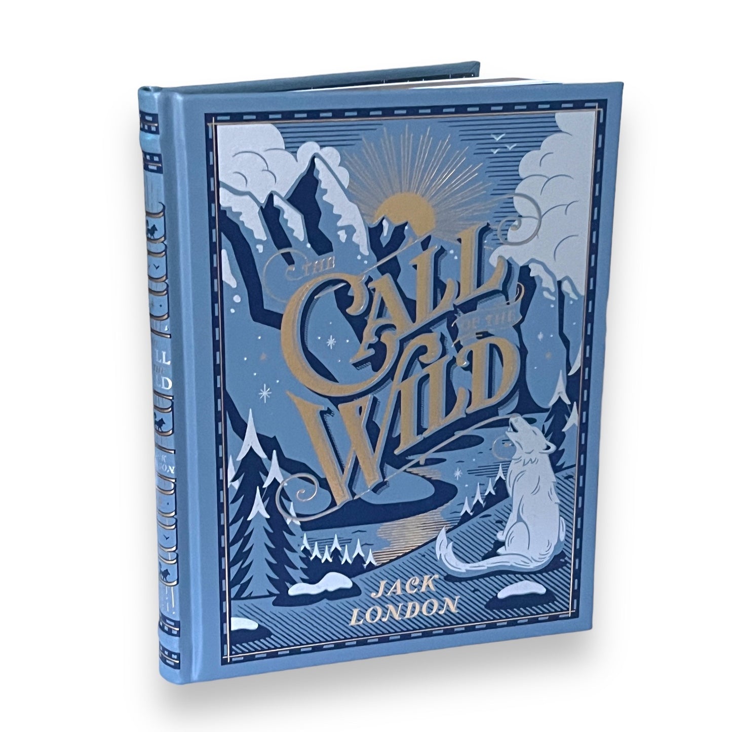 The Call Of The Wild by JACK LONDON - Collectible Deluxe Special Gift Edition - Leather Bound Hardcover - Classic Book