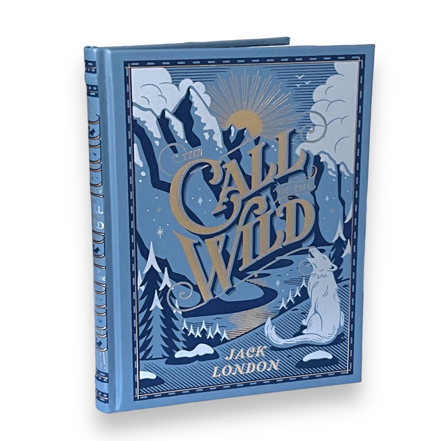 The Call Of The Wild by JACK LONDON - Collectible Deluxe Special Gift Edition - Leather Bound Hardcover - Classic Book