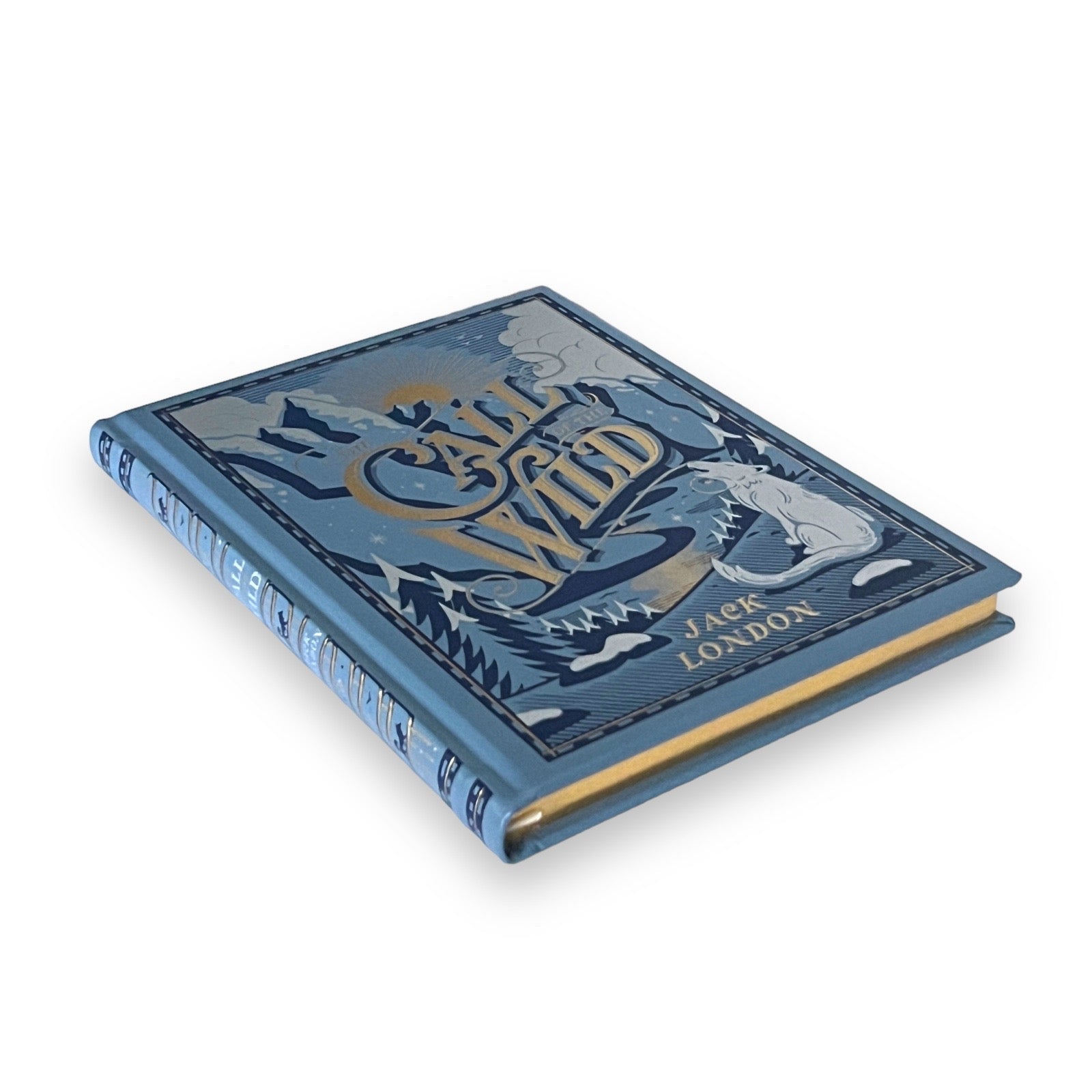 The Call Of The Wild by Jack London - Collectible Illustrated Leather Bound Hardcover