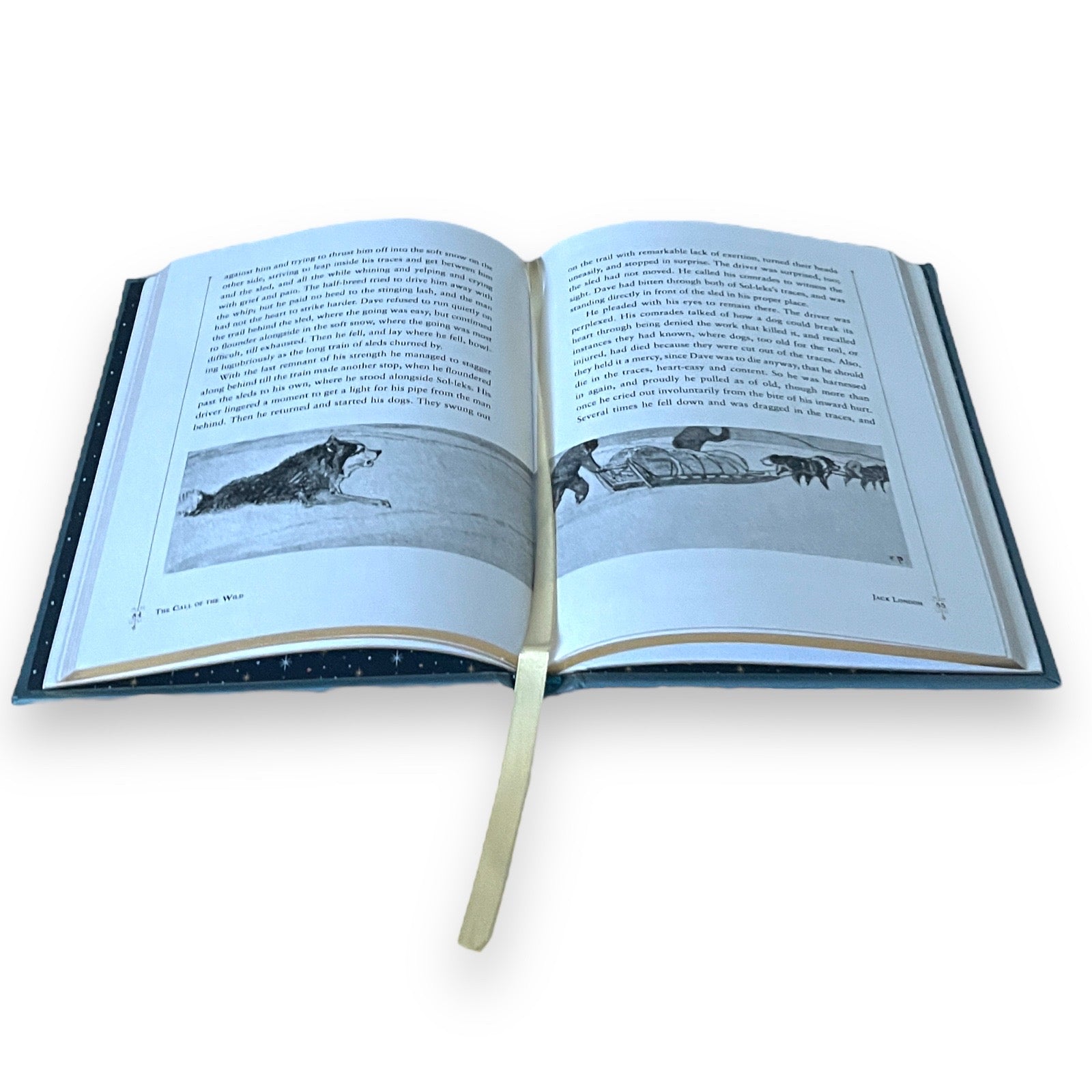 The Call Of The Wild by Jack London - Collectible Illustrated Leather Bound Hardcover