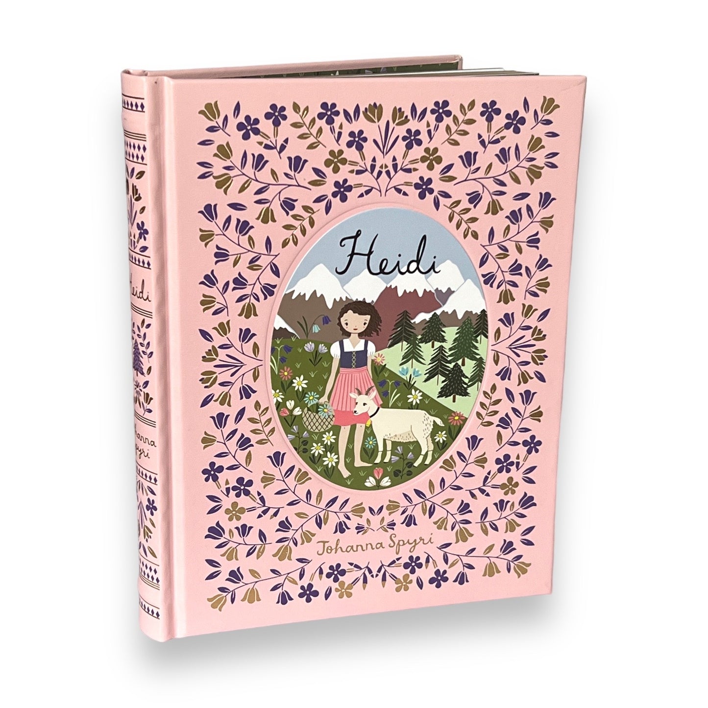 HEIDI by Johanna Spyri - Collectible Deluxe Special Gift Edition - Leather Bound Hardcover - Classic Book