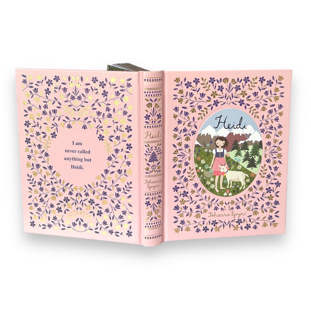 Heidi by Johanna Spyri - Collectible Illustrated Leather Bound Hardcover