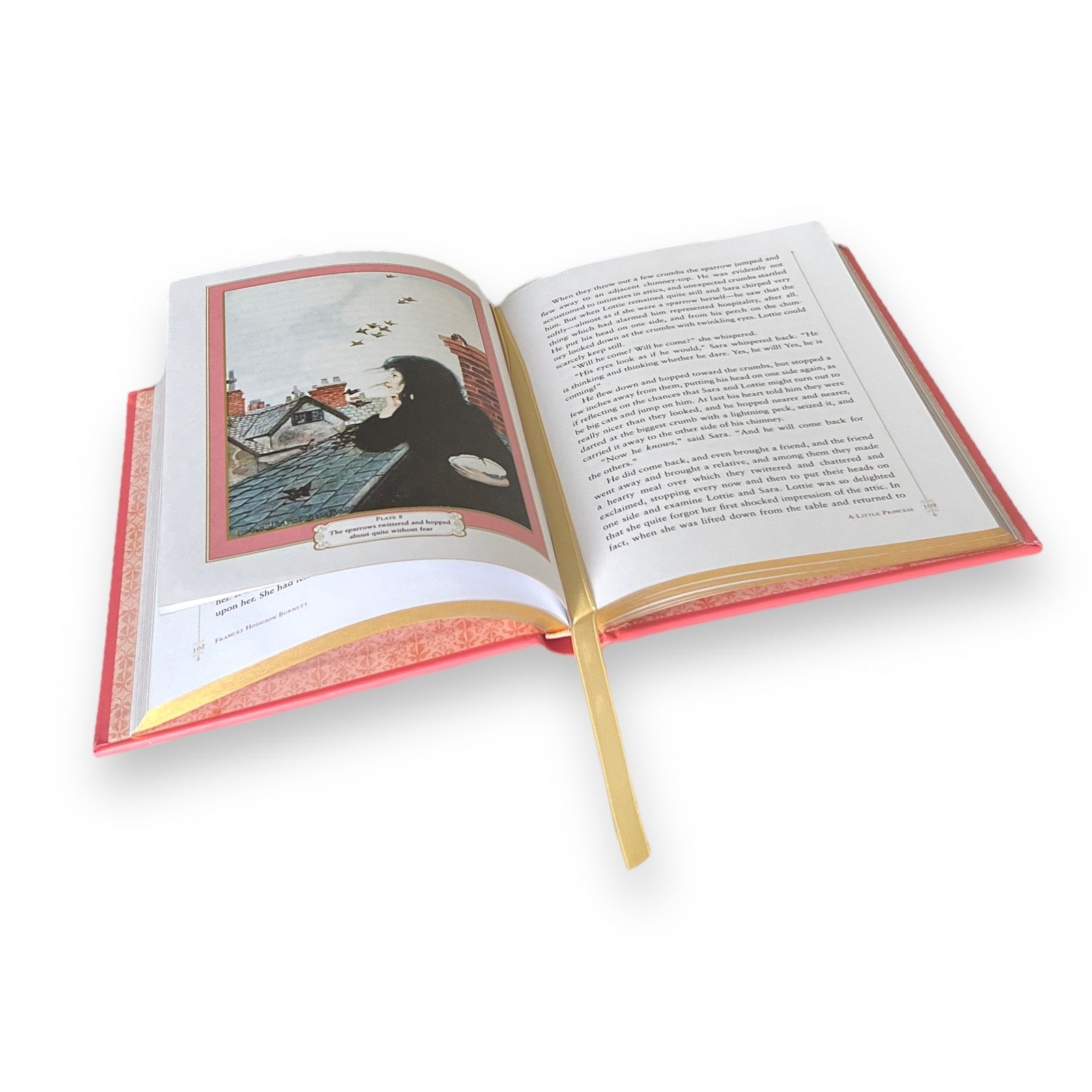 A Little Princess by Frances Hodgson Burnett - Collectible Illustrated Leather Bound Hardcover