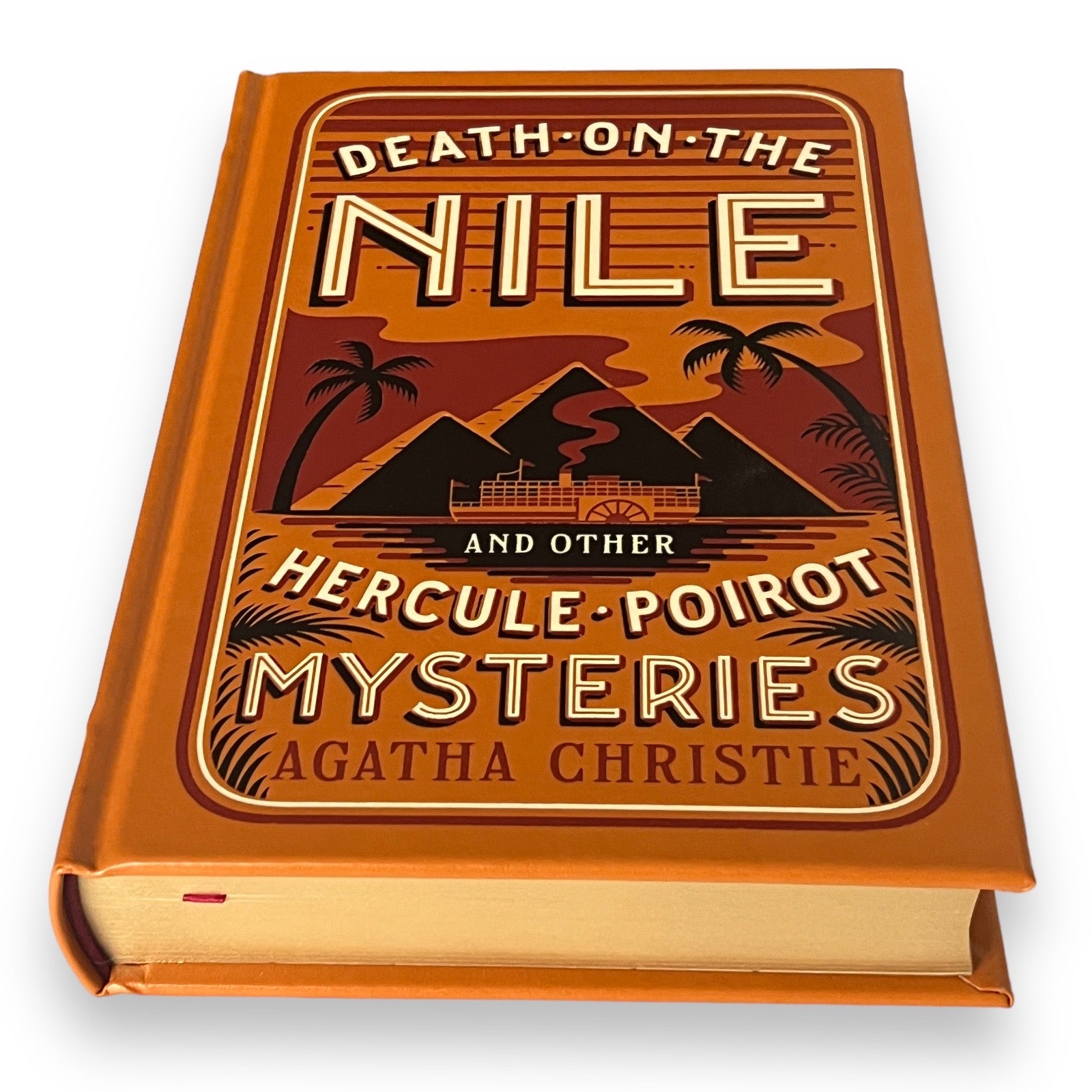 Death on the Nile & Other Mysteries by Agatha Christie - Collectible Leather Bound Hardcover