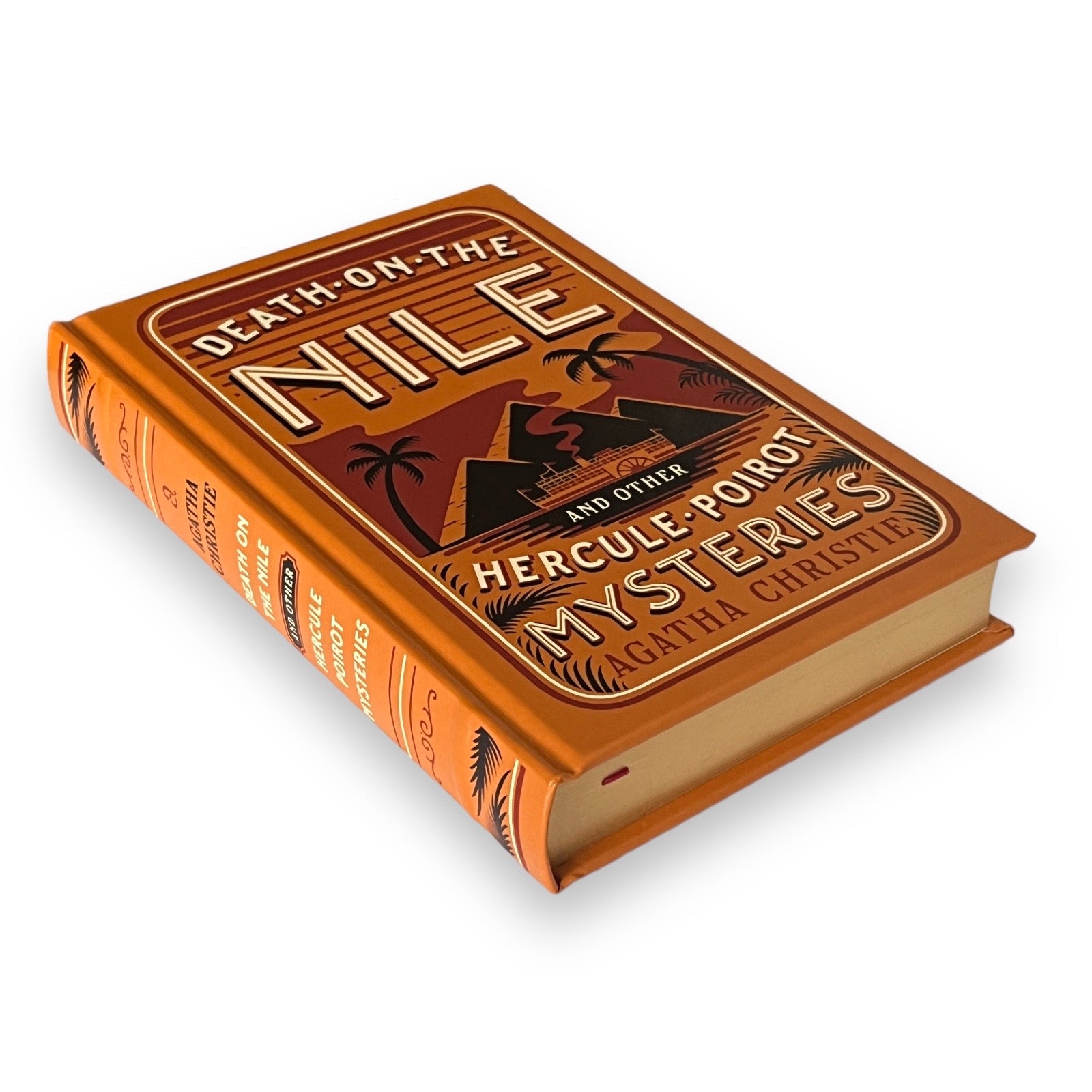 Death on the Nile & Other Mysteries by Agatha Christie - Collectible Leather Bound Hardcover