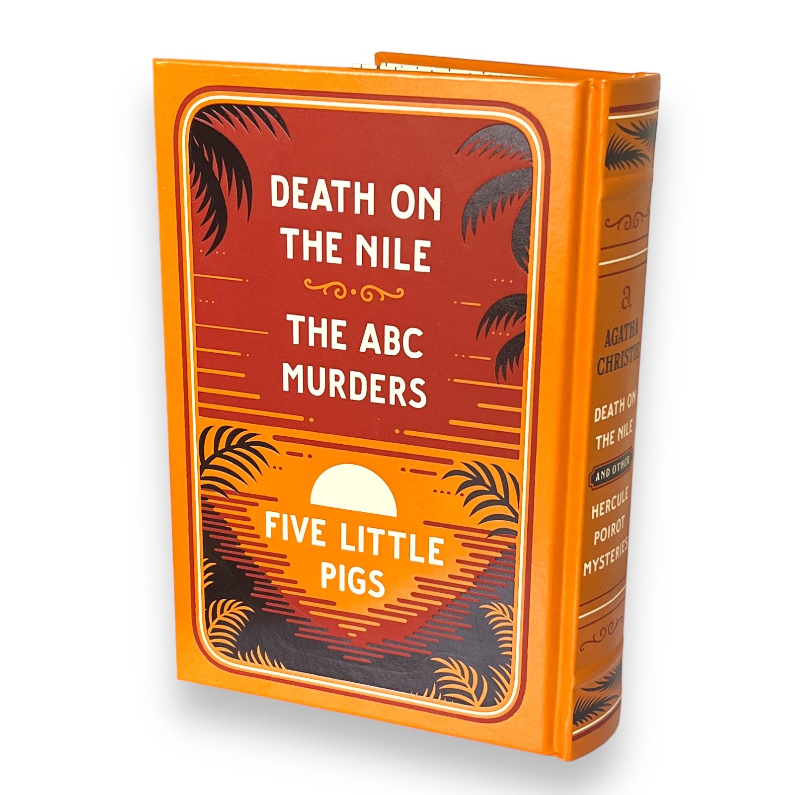 Death on the Nile & Other Mysteries by Agatha Christie - Collectible Leather Bound Hardcover
