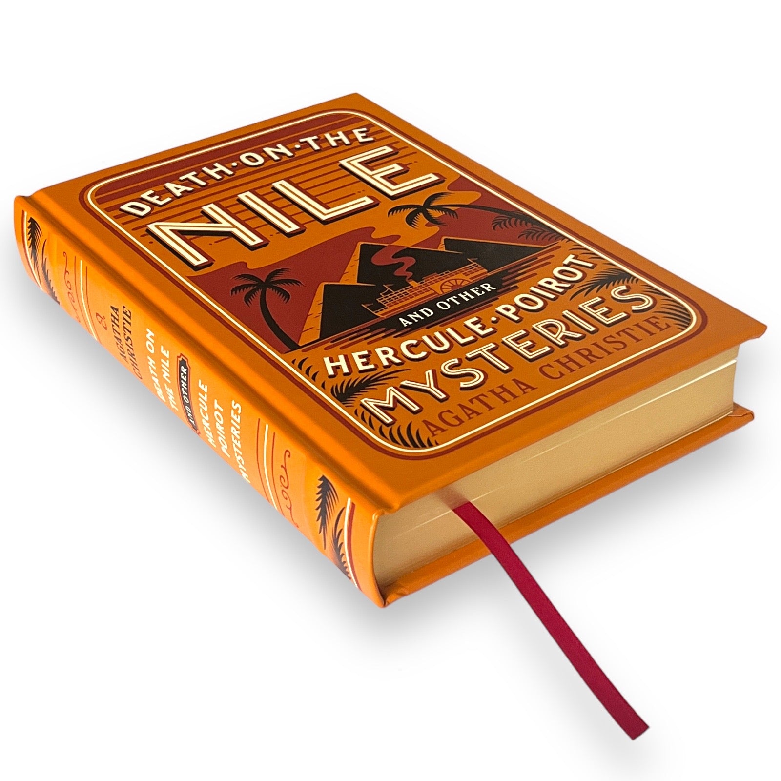 Death on the Nile & Other Mysteries by Agatha Christie - Collectible Leather Bound Hardcover