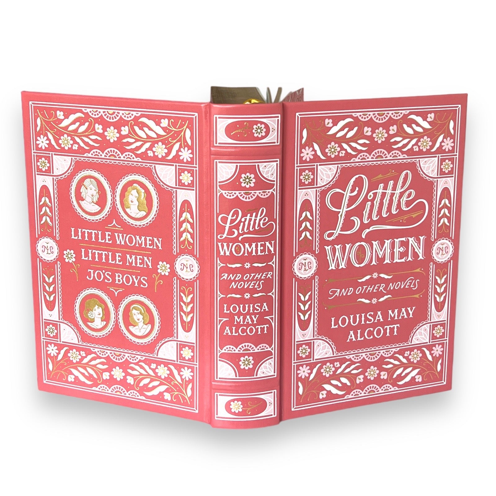 Little Women, Little Men and Jo's Boys by Louisa May Alcott - Collectible Leather Bound Hardcover