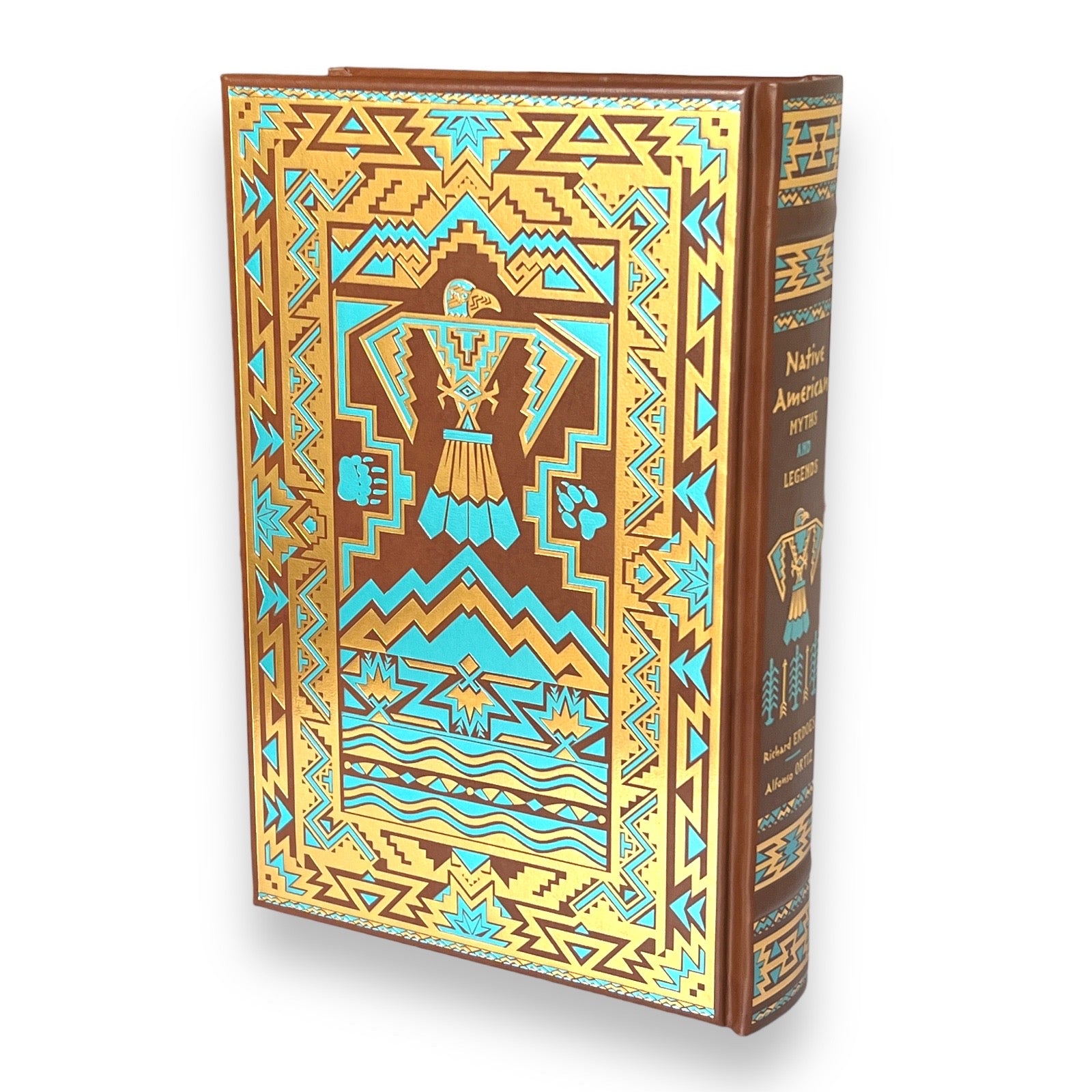 Native American Myths and Legends by Richard Erdoes - Collectible Leather Bound Hardcover