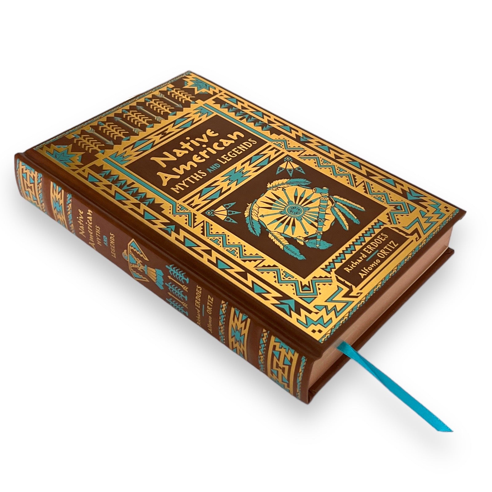 Native American Myths and Legends by Richard Erdoes - Collectible Leather Bound Hardcover