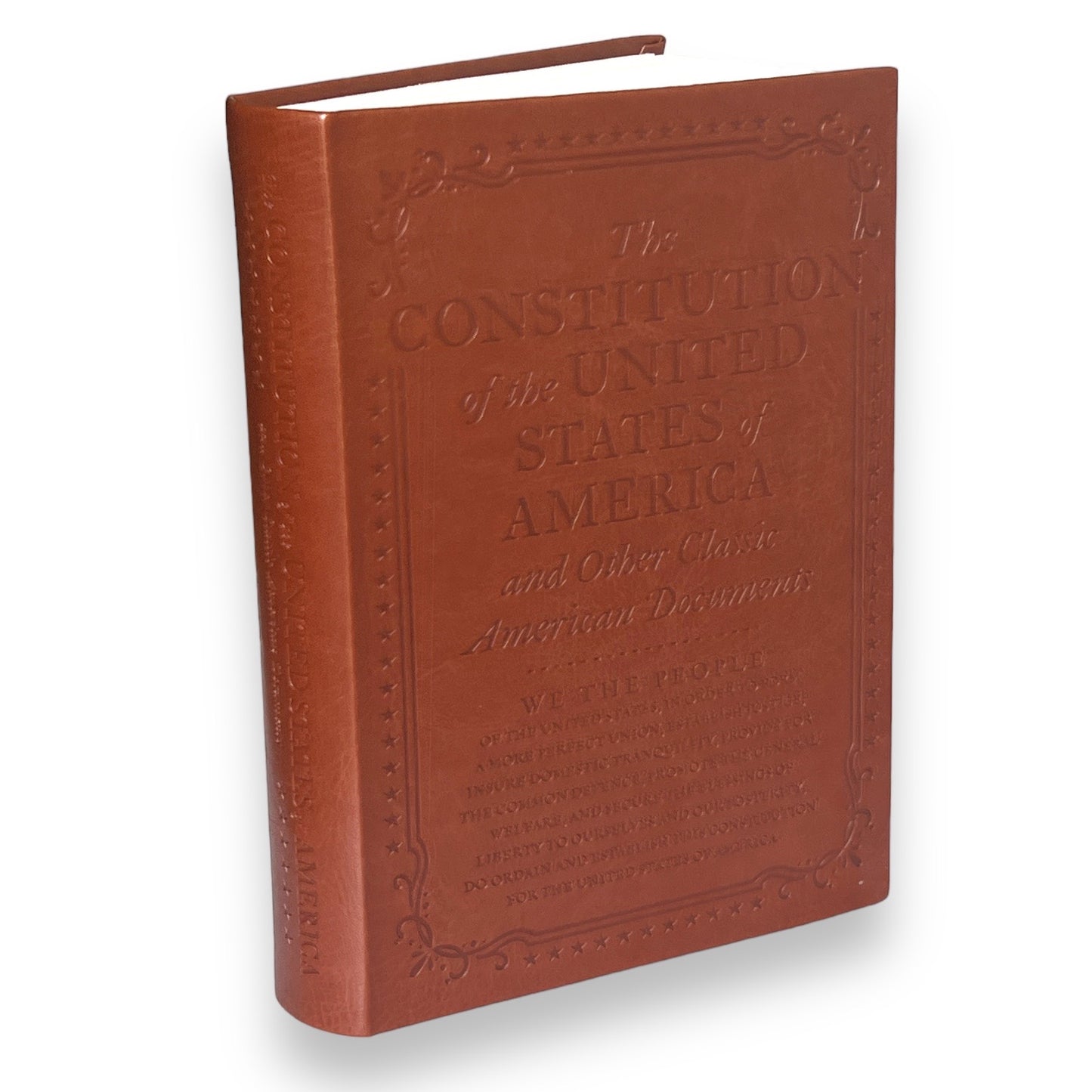 The CONSTITUTION Of The UNITED STATES Of America - Collectible Deluxe Special Gift Edition - Flexi Bound Faux Leather Cover - Classic Book