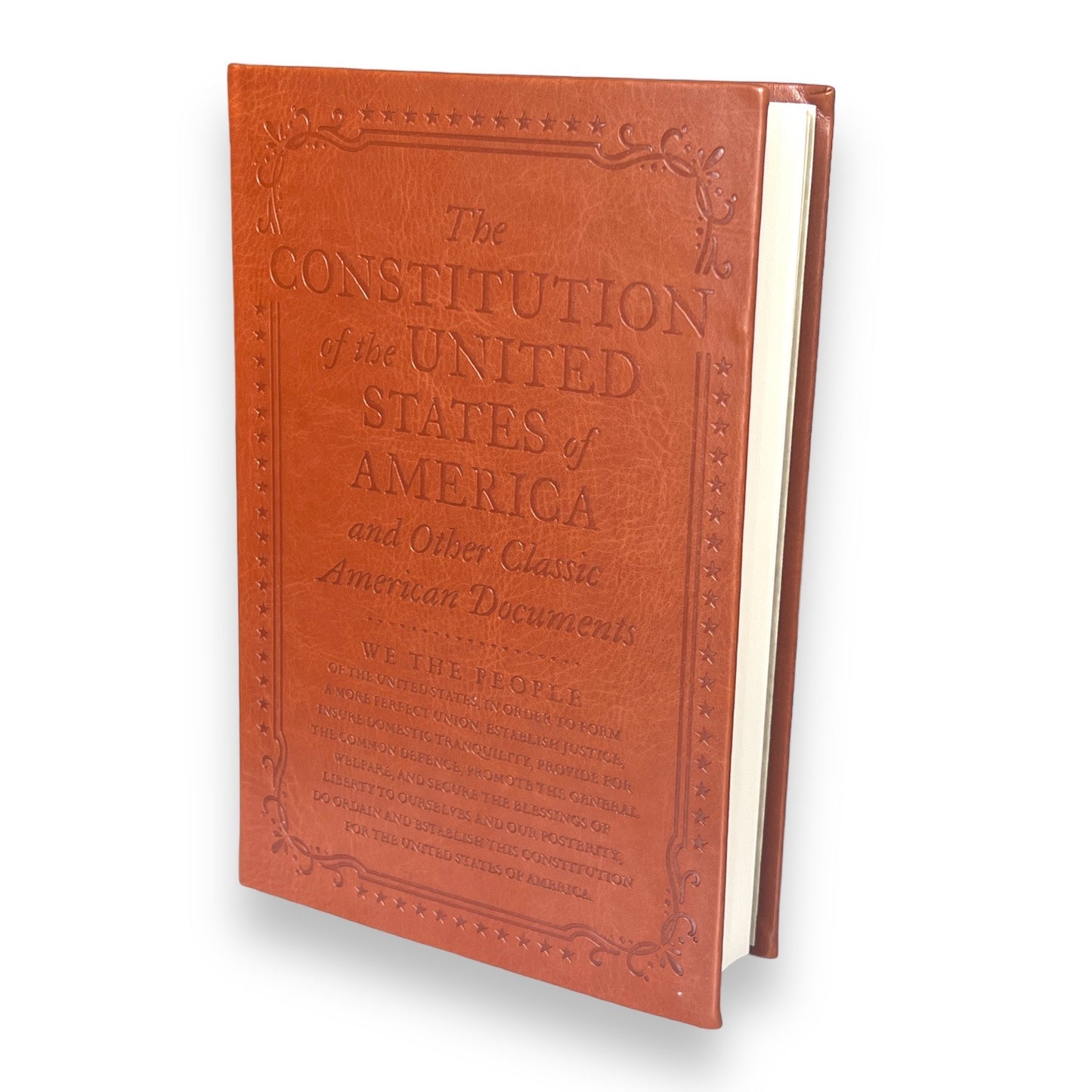 The CONSTITUTION Of The UNITED STATES Of America - Collectible Deluxe Special Gift Edition - Flexi Bound Faux Leather Cover - Classic Book