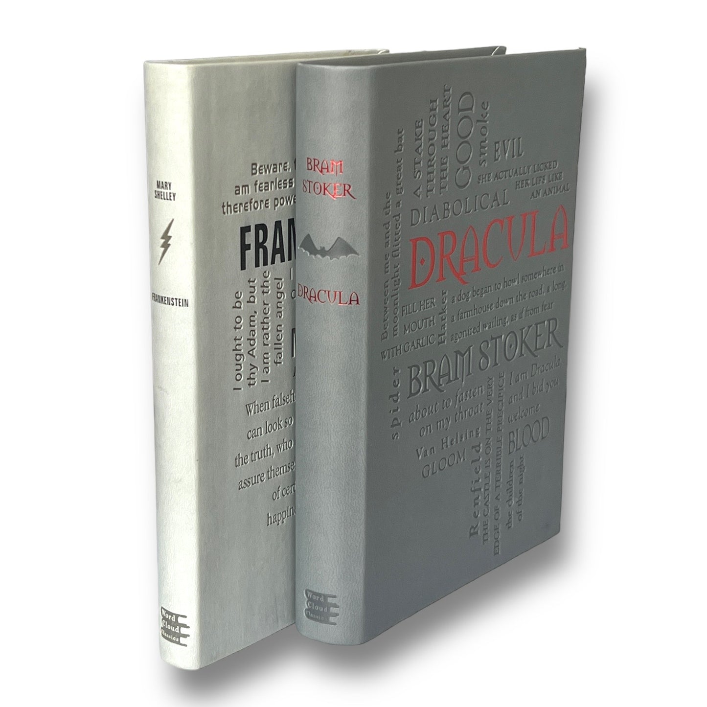 2-Book Set: Dracula by Bram Stoker & Frankenstein by Mary Shelley - Collectible Flexi Bound Faux Leather Cover