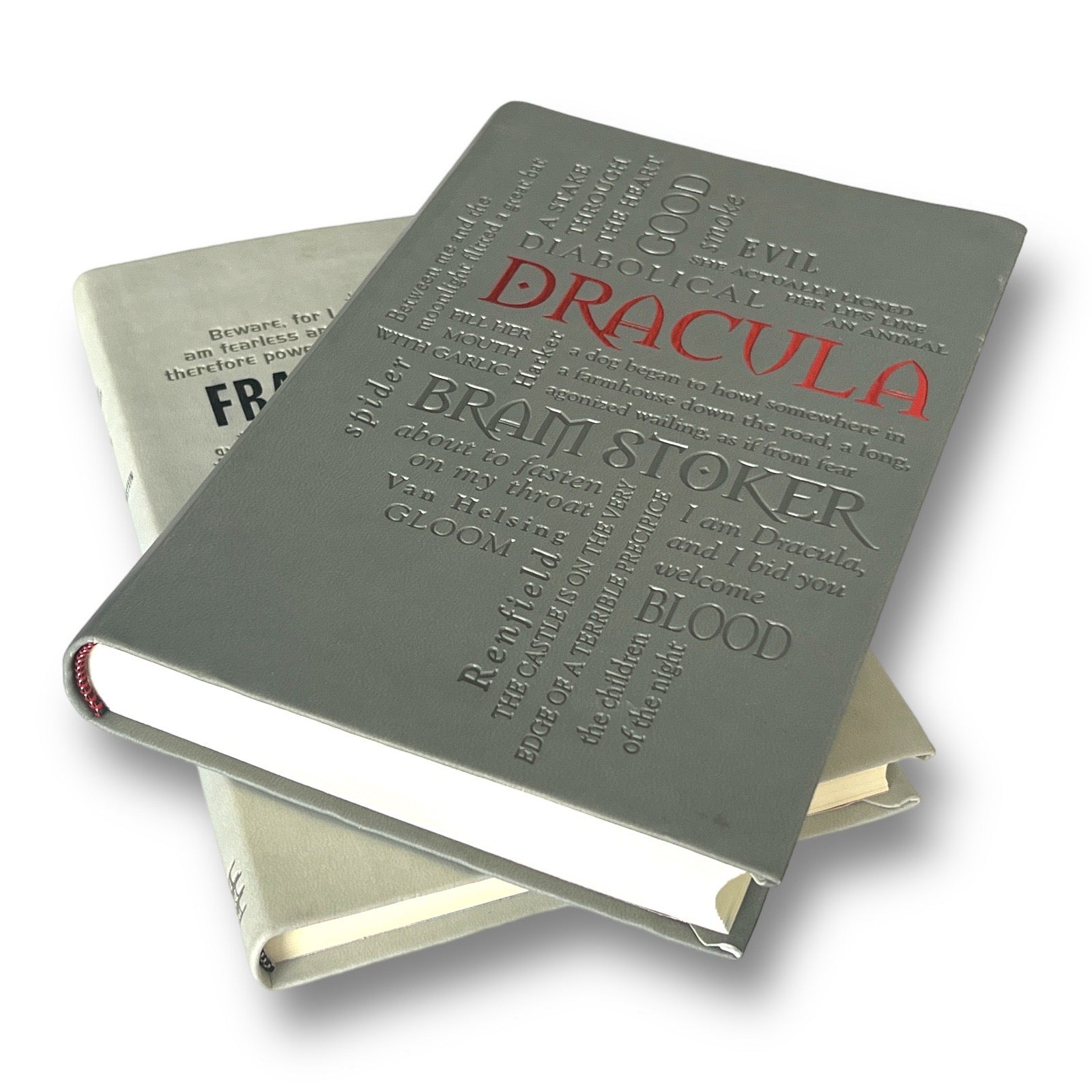 2-Book Set: Dracula by Bram Stoker & Frankenstein by Mary Shelley - Collectible Flexi Bound Faux Leather Cover