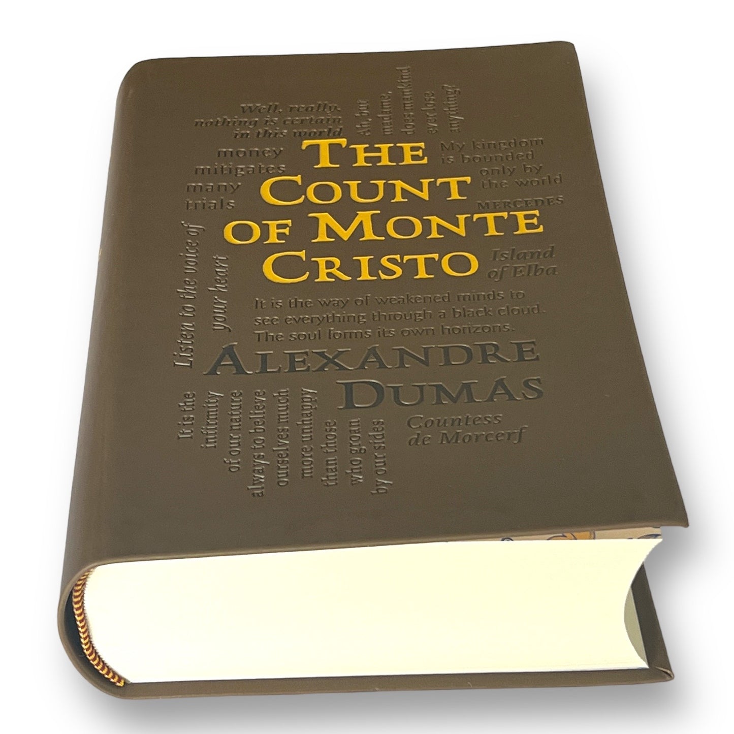 The COUNT Of MONTE CRISTO by Alexandre Dumas - Collectible Deluxe Special Gift Edition - Flexi Bound Faux Leather feel Cover - Classic Book