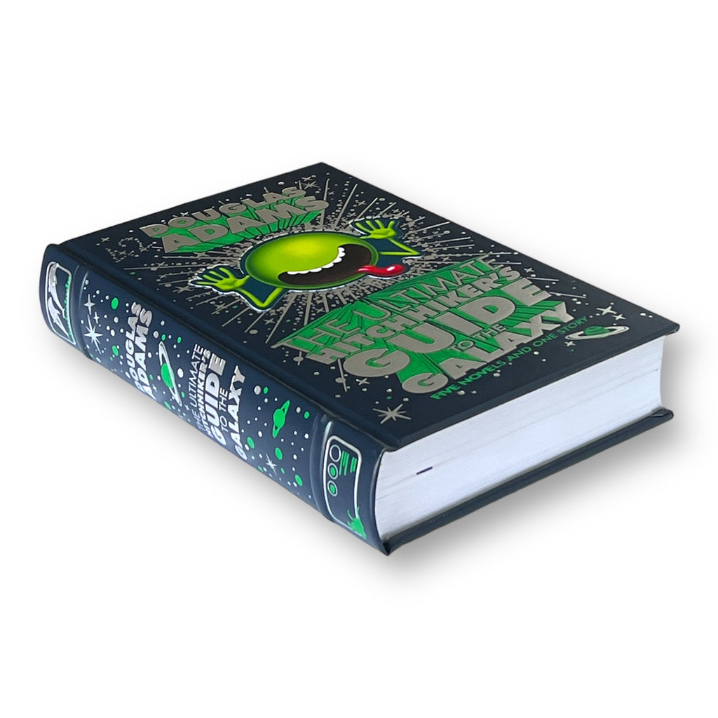The Ultimate Hitchhiker's Guide to the Galaxy by Douglas Adams - Collectible Leather Bound Hardcover