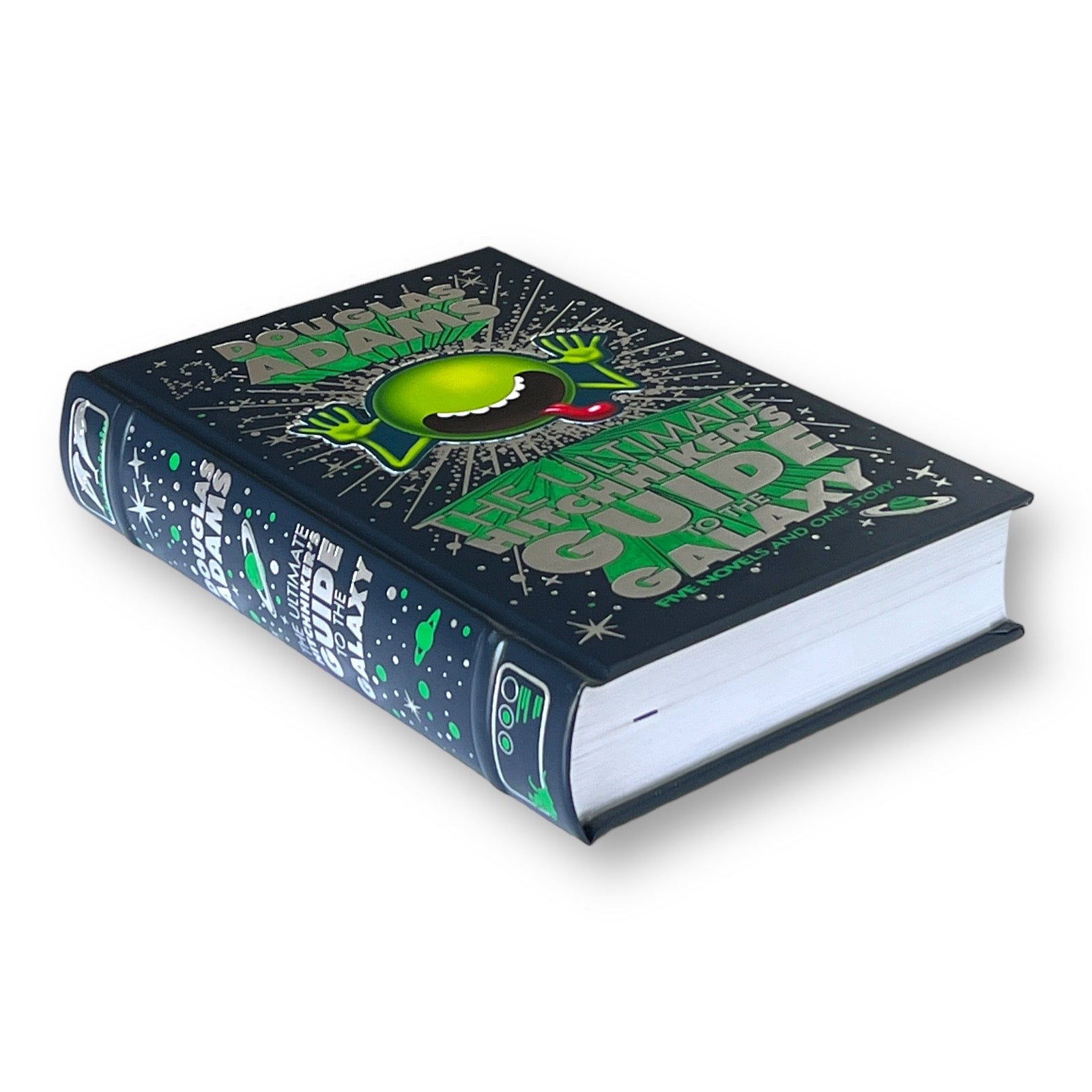 The Ultimate Hitchhiker's Guide to the Galaxy by Douglas Adams - Collectible Leather Bound Hardcover