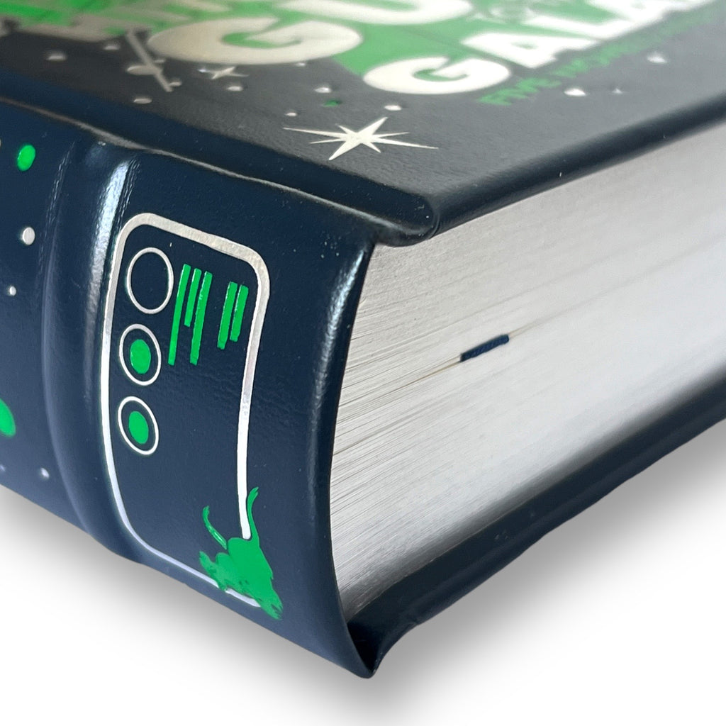 The Ultimate Hitchhiker's Guide to the Galaxy by Douglas Adams - Collectible Leather Bound Hardcover