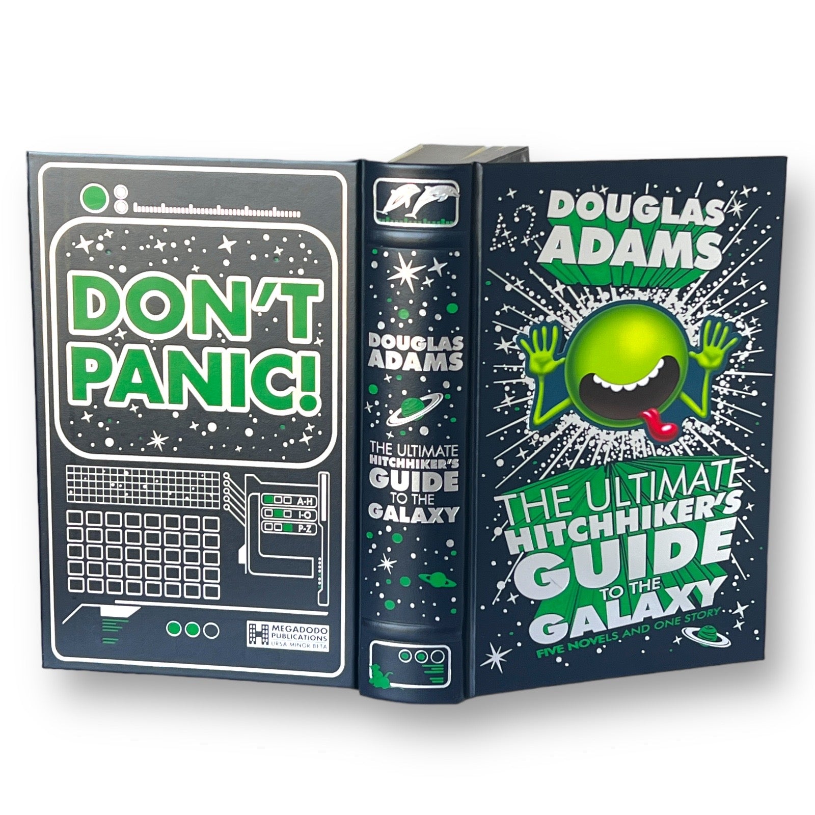 The Ultimate Hitchhiker's Guide to the Galaxy by Douglas Adams - Collectible Leather Bound Hardcover