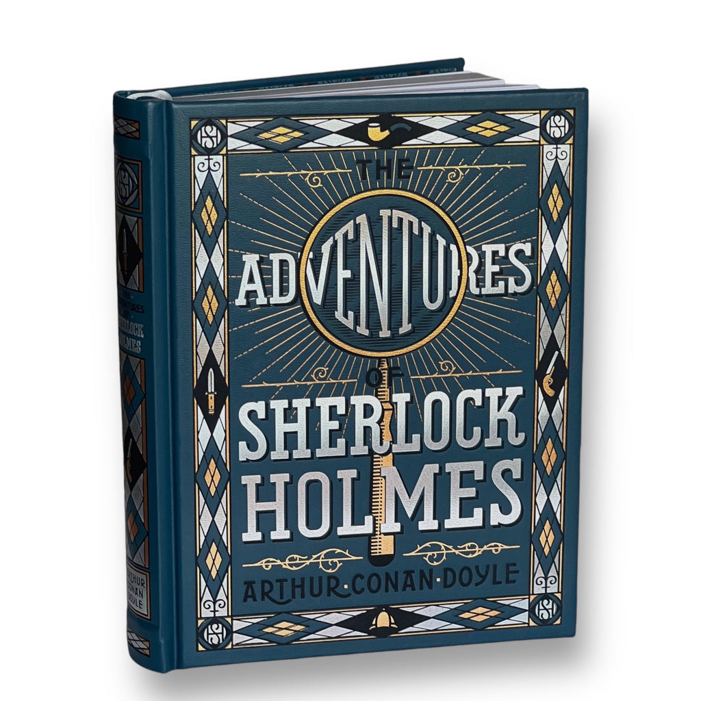 The Adventures of Sherlock Holmes by Arthur Conan Doyle - Collectible Leather Bound Hardcover