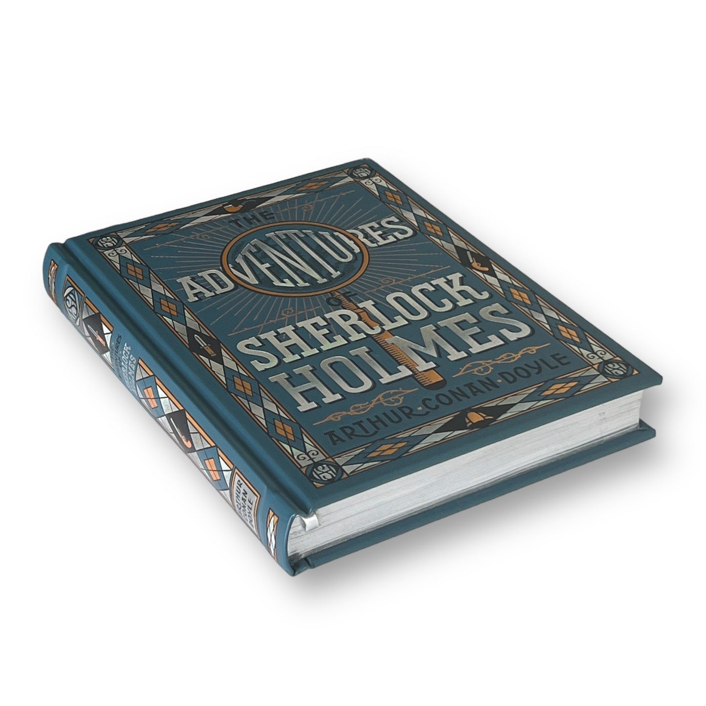 Adventures of Sherlock Holmes by Arthur Conan Doyle - Collectible Illustrated Deluxe Special Gift Edition - Leather Bound Hardcover Book