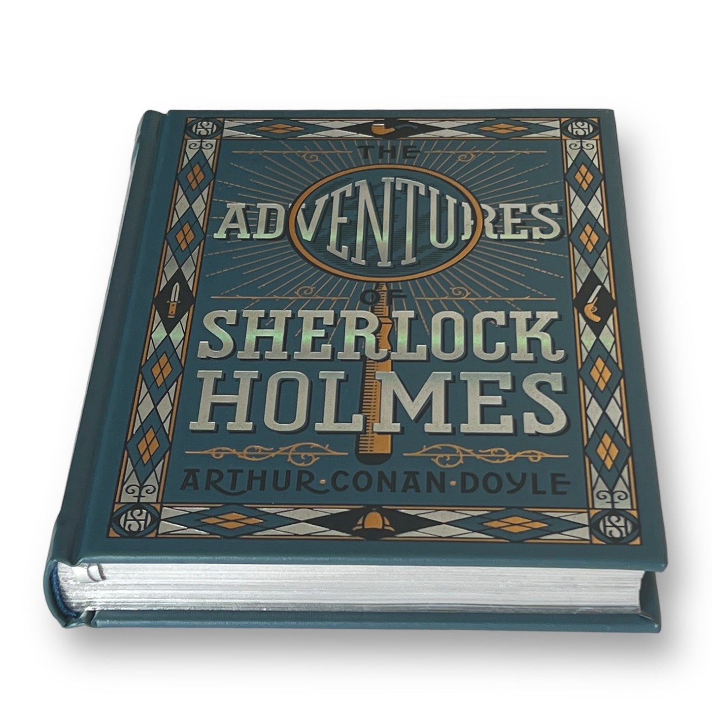 Adventures of Sherlock Holmes by Arthur Conan Doyle - Collectible Illustrated Deluxe Special Gift Edition - Leather Bound Hardcover Book