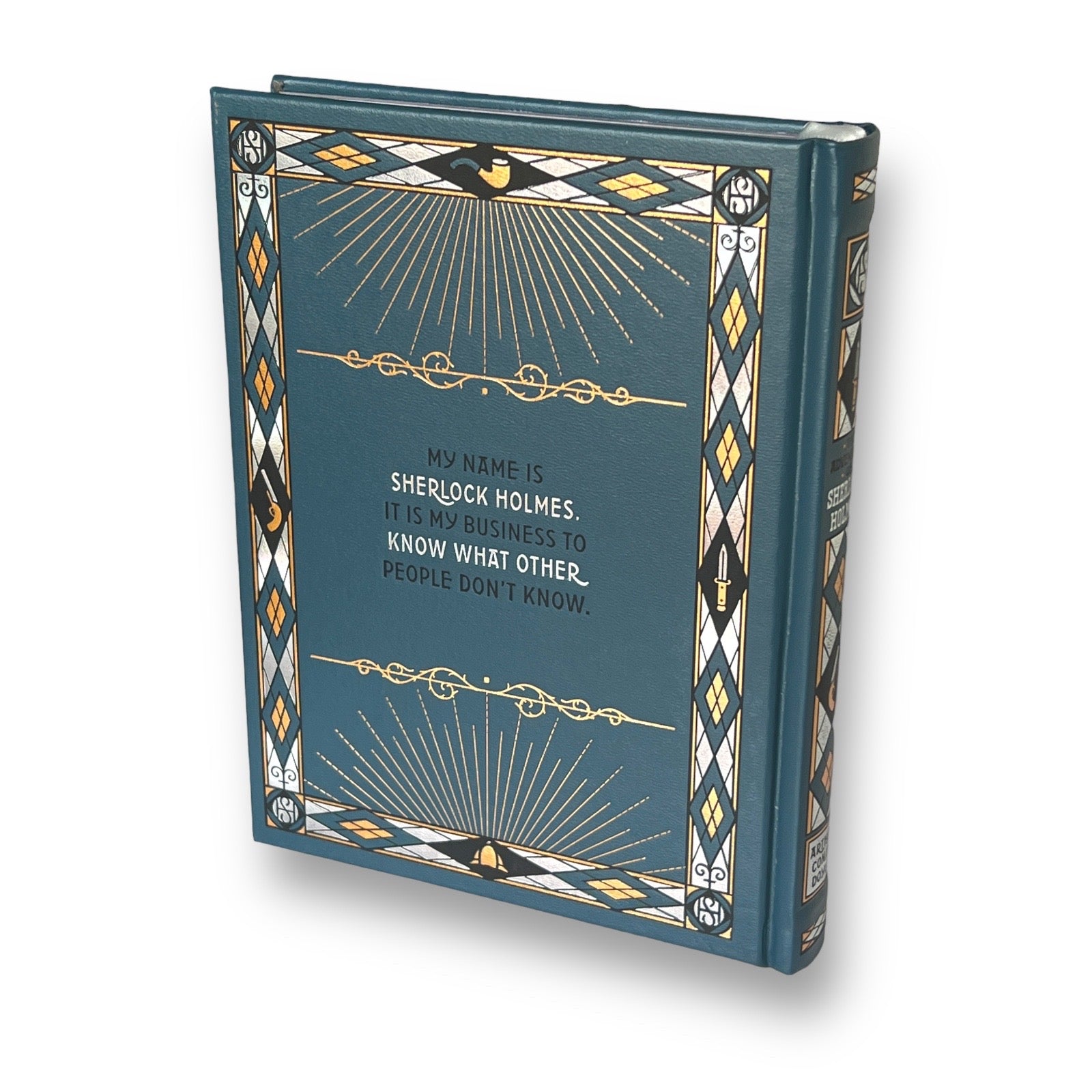 The Adventures of Sherlock Holmes by Arthur Conan Doyle - Collectible Leather Bound Hardcover