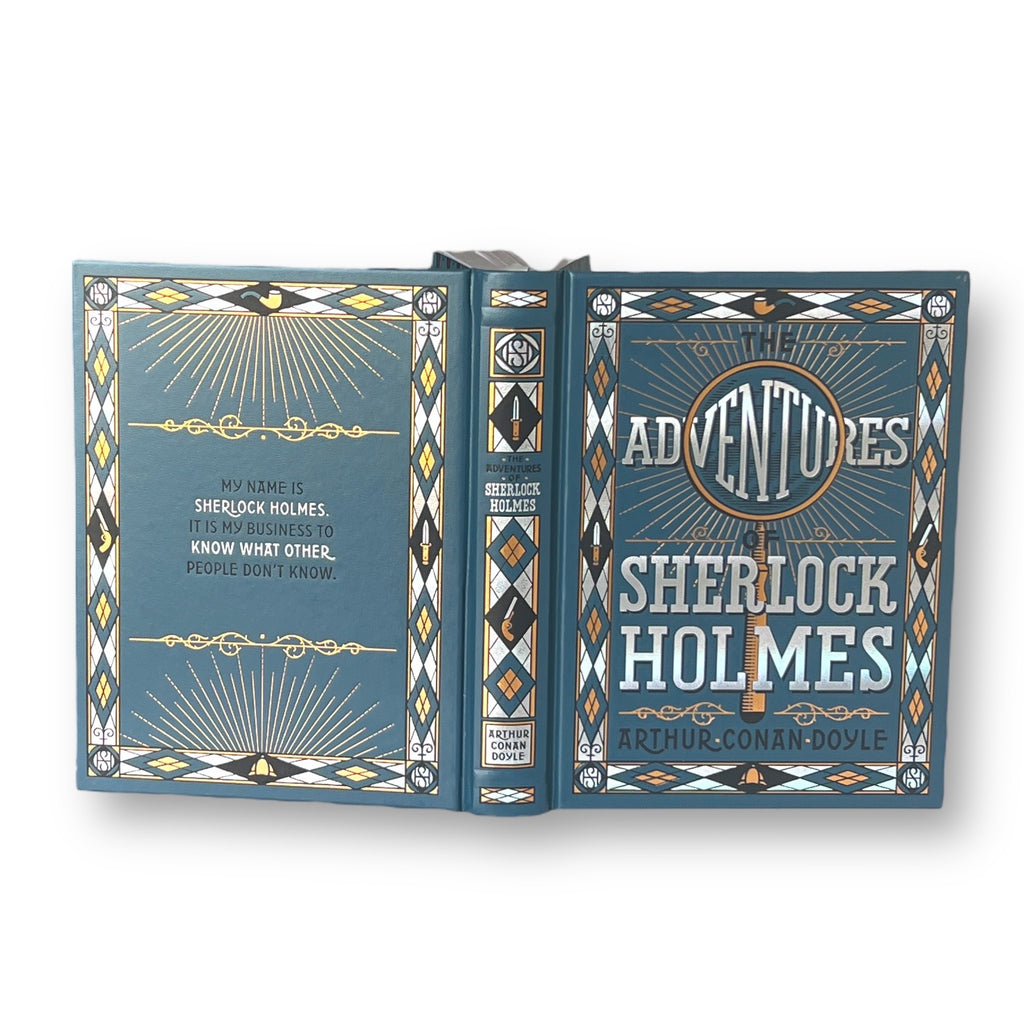 The Adventures of Sherlock Holmes by Arthur Conan Doyle - Collectible Leather Bound Hardcover
