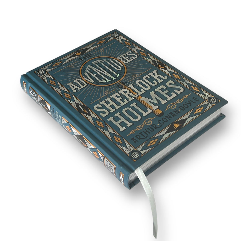 The Adventures of Sherlock Holmes by Arthur Conan Doyle - Collectible Leather Bound Hardcover