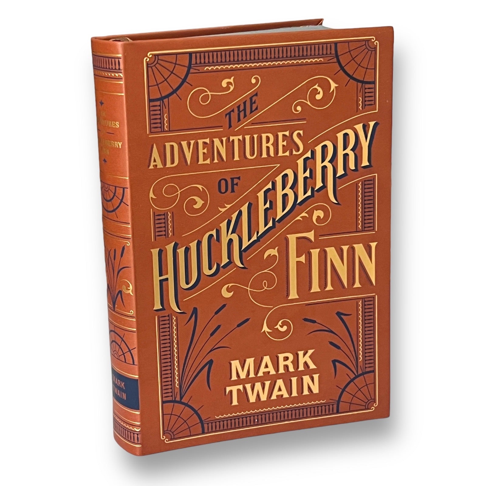 The Adventures  Of Huckleberry Finn by Mark Twain - Collectible Flexi Bound Faux Leather Cover