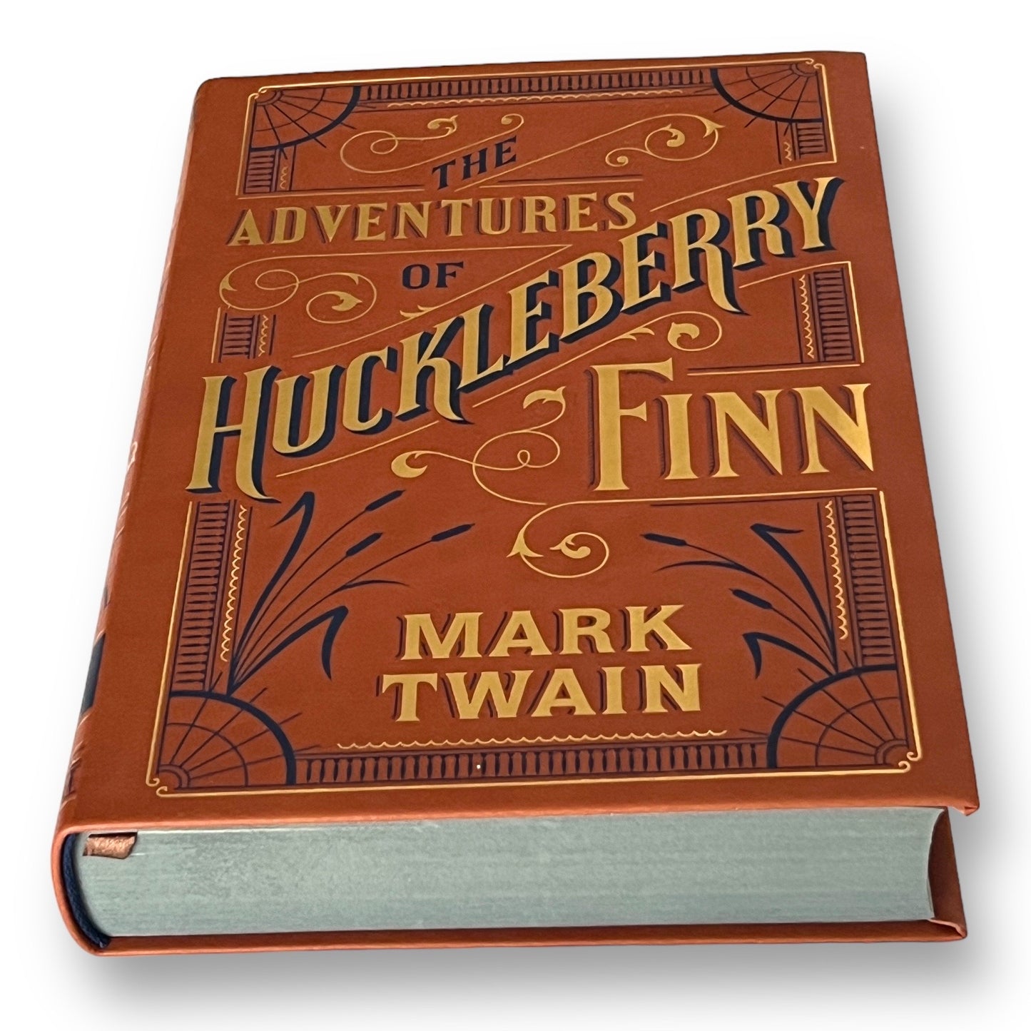 The Adventures  Of Huckleberry Finn by Mark Twain - Collectible Deluxe Flexi Bound Faux Leather Edition