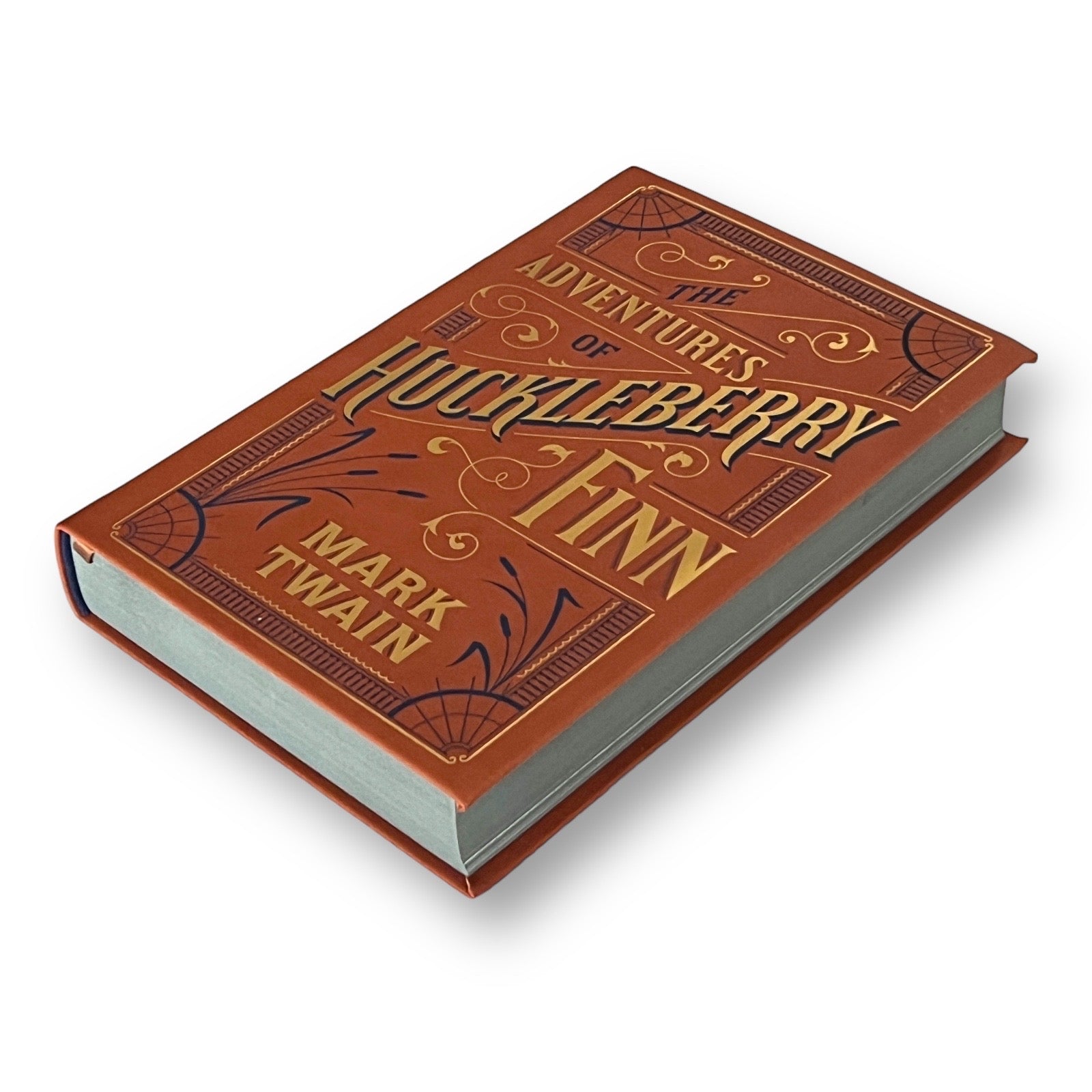 The Adventures  Of Huckleberry Finn by Mark Twain - Collectible Flexi Bound Faux Leather Cover