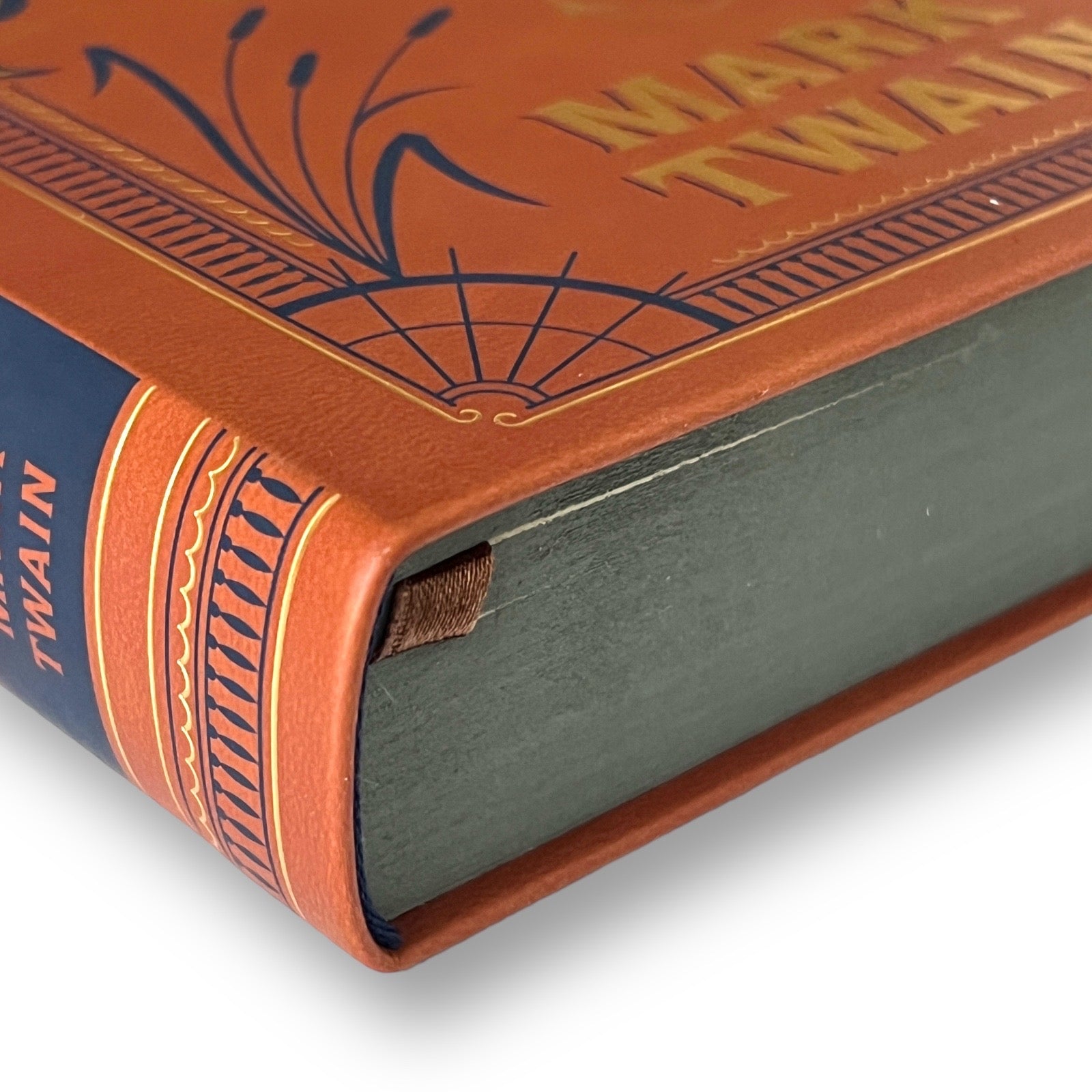 2-Book Set: Adventures Of Tom Sawyer, Huckleberry Finn by Mark Twain - Collectible Flexi Bound Faux Leather Cover