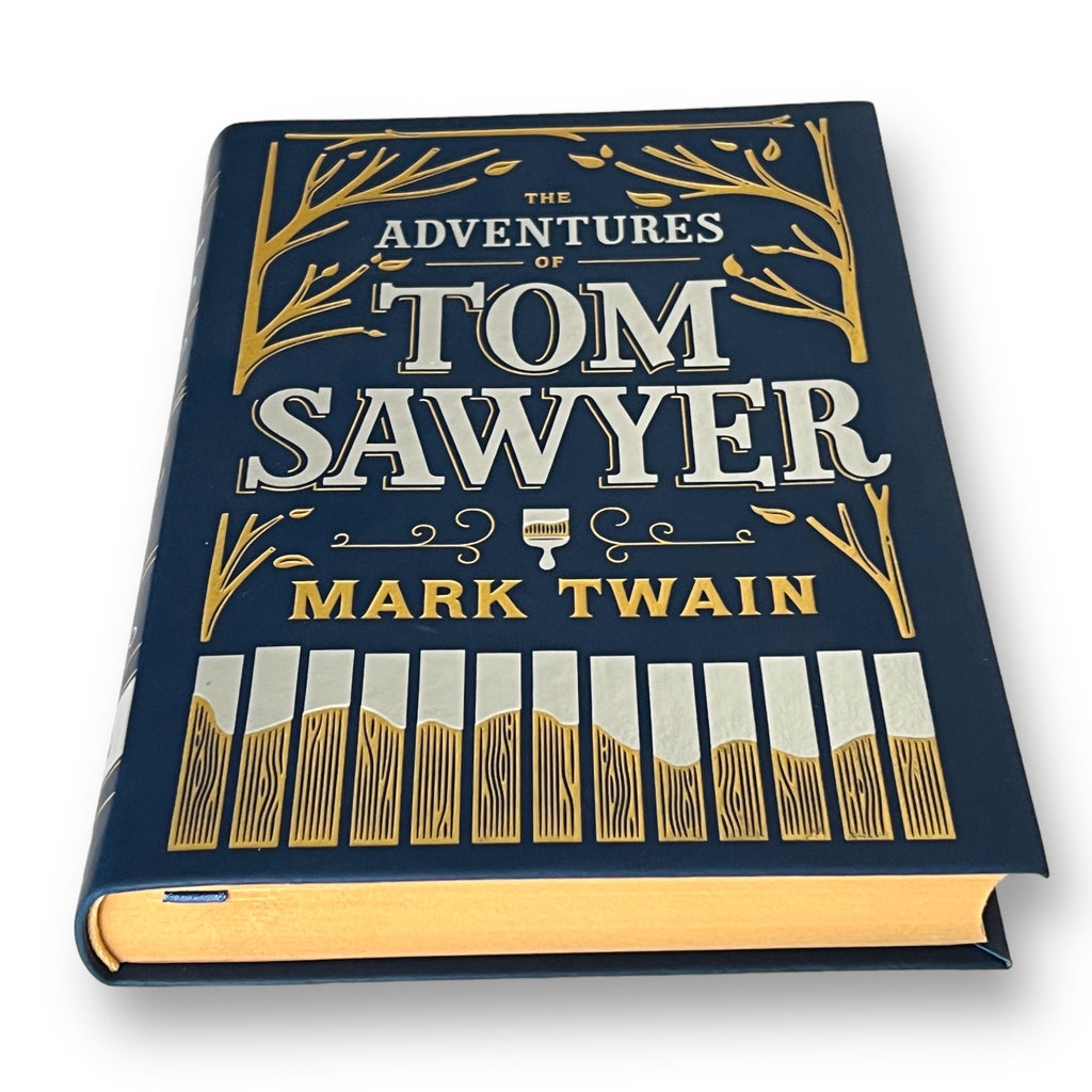 The Adventures Of Tom Sawyer by Mark Twain - Collectible Flexi Bound Faux Leather Cover